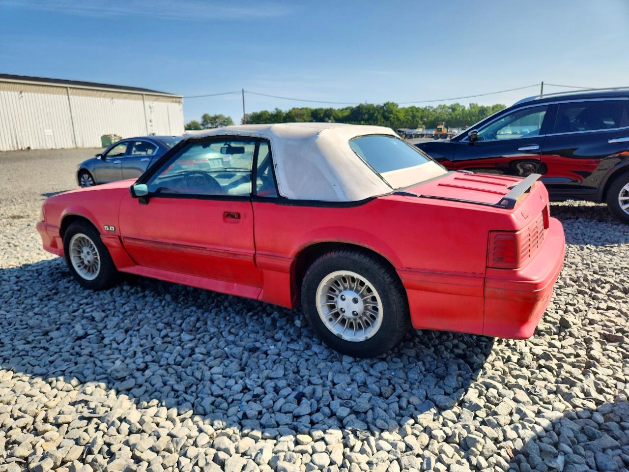 1988 Ford Mustang Gt Red vin: 1FABP45E9JF244332