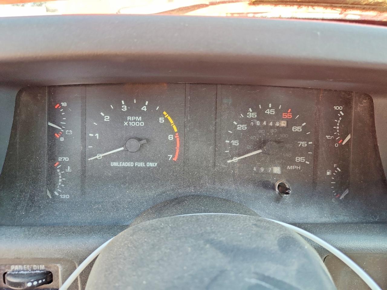 1988 Ford Mustang Gt Red vin: 1FABP45E9JF244332