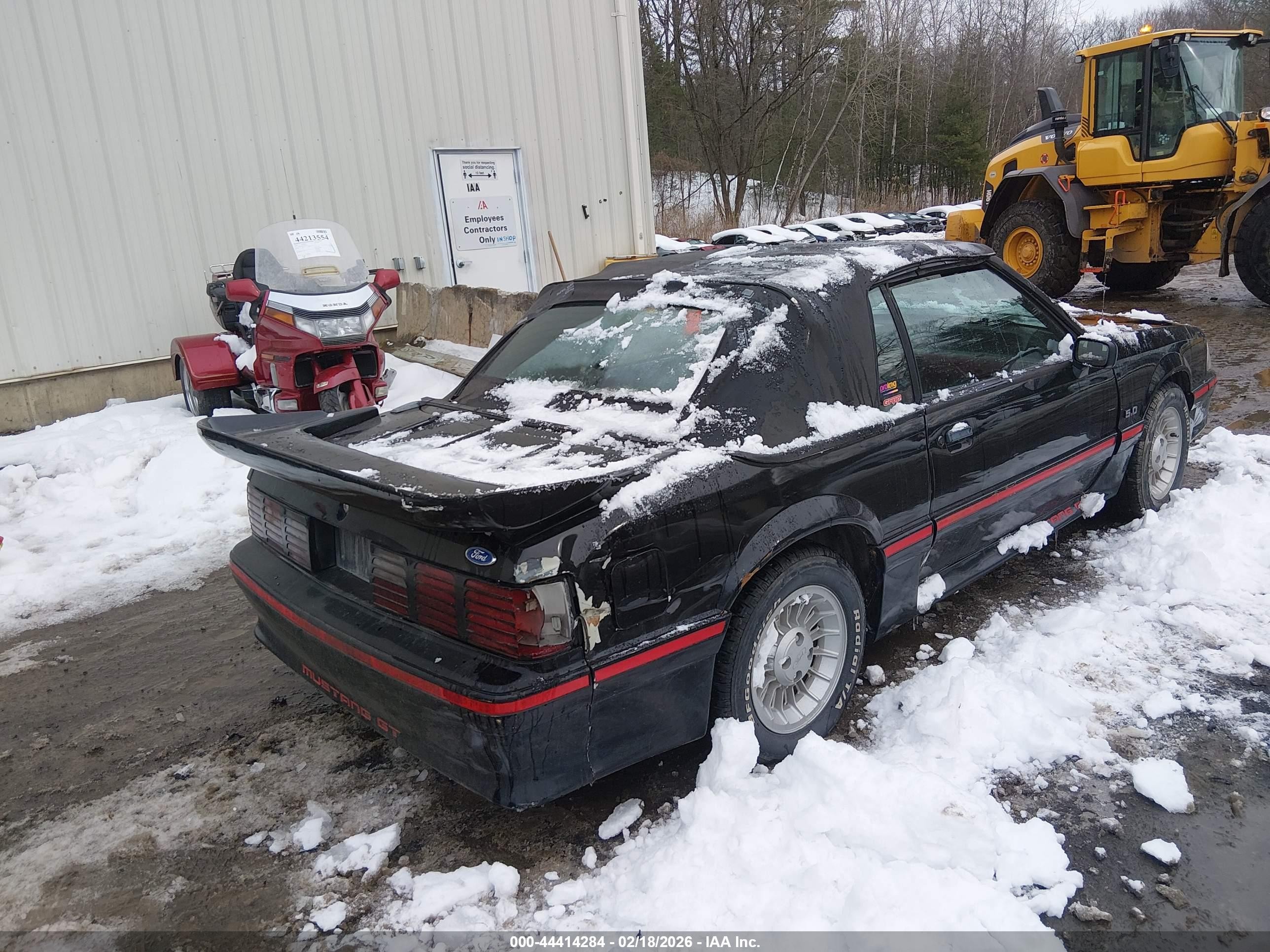 1988 Ford Mustang Gt Black vin: 1FABP45E9JF263589