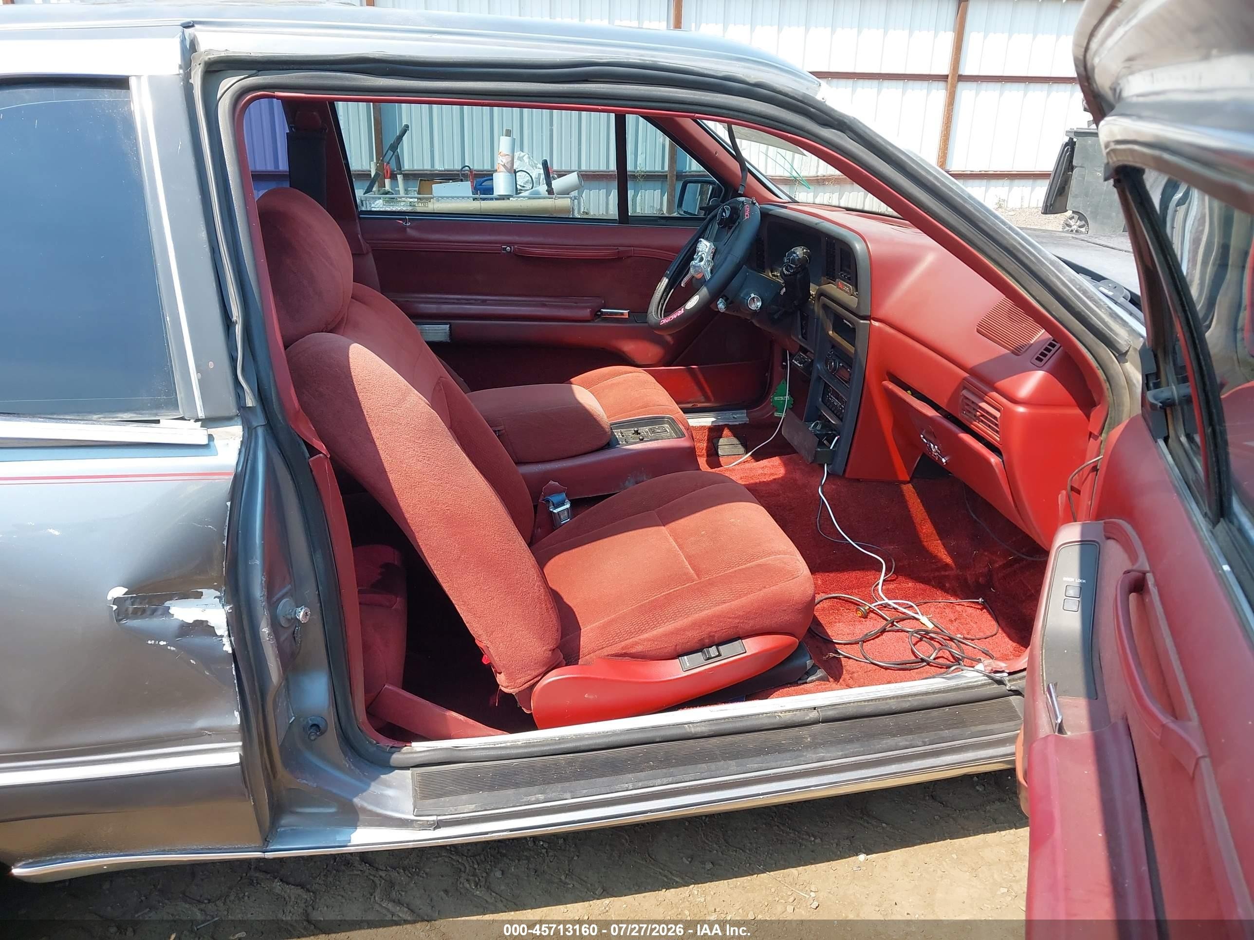 1985 Ford Thunderbird   Gray vin: 1FABP4635FH151560