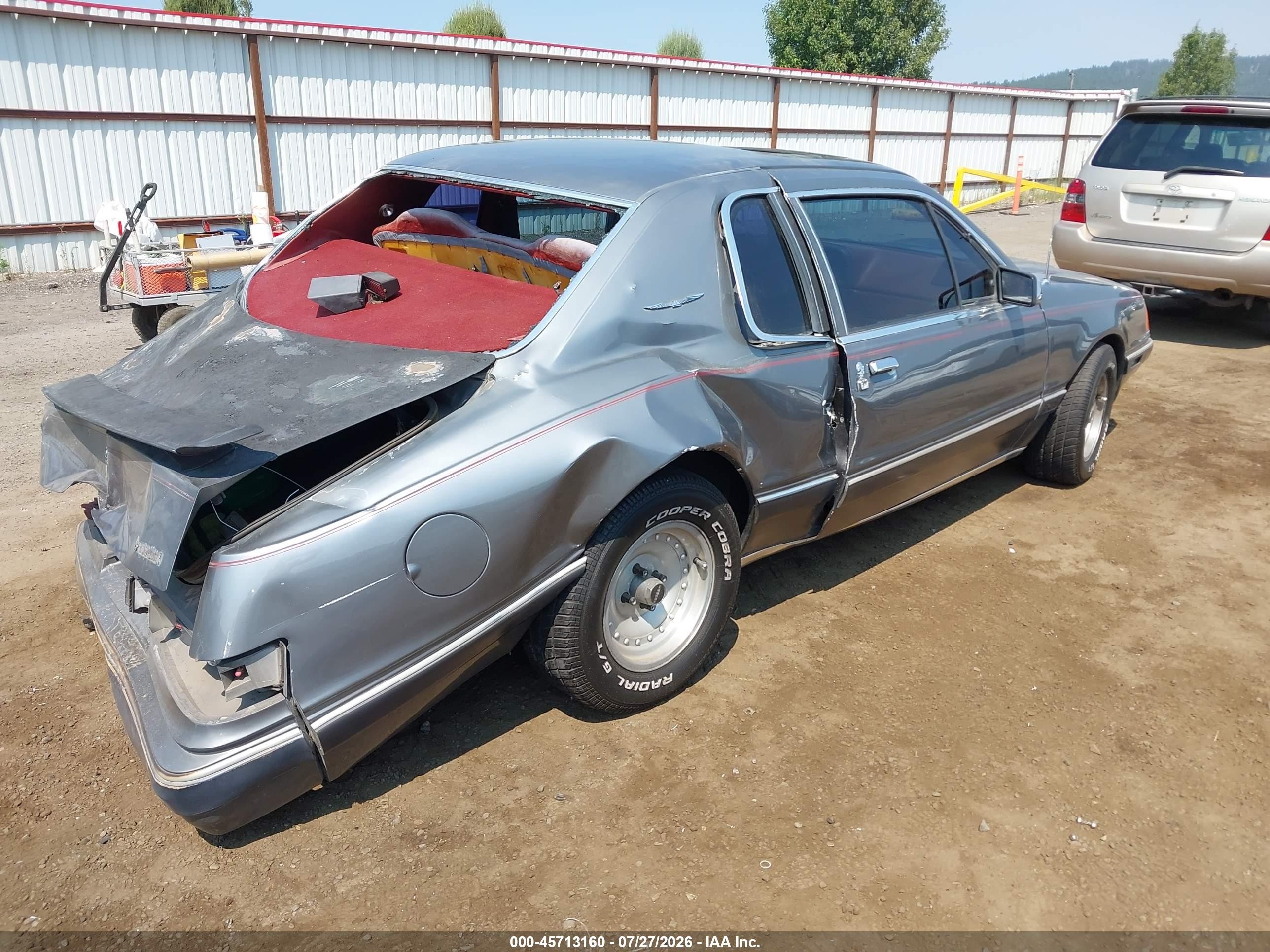 1985 Ford Thunderbird   Gray vin: 1FABP4635FH151560