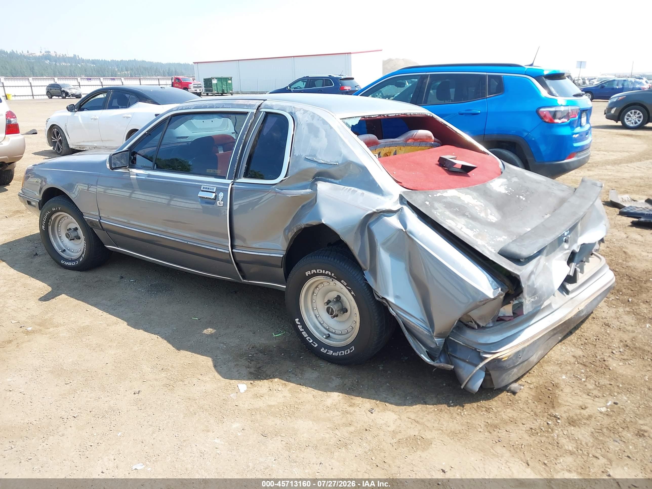1985 Ford Thunderbird   Gray vin: 1FABP4635FH151560