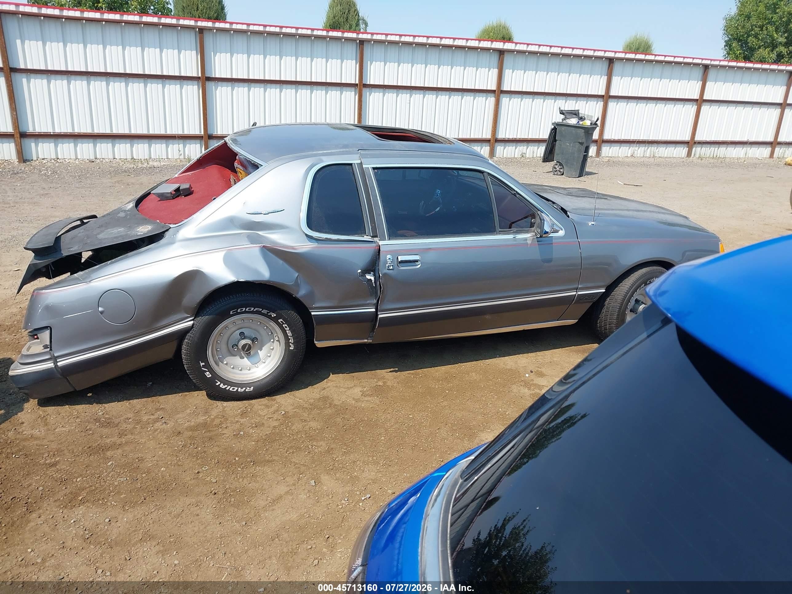 1985 Ford Thunderbird   Gray vin: 1FABP4635FH151560