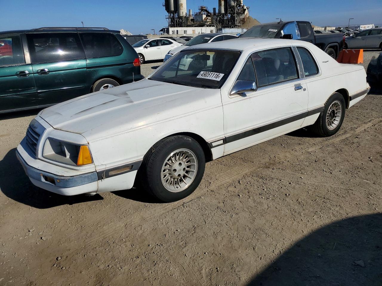 1985 Ford Thunderbird White vin: 1FABP46F9FH191568
