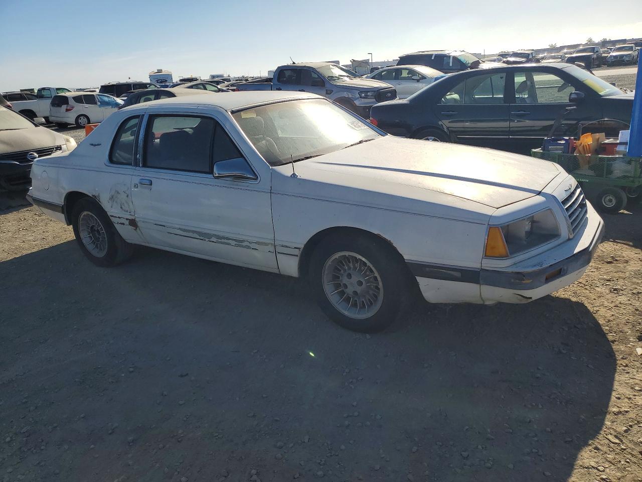 1985 Ford Thunderbird White vin: 1FABP46F9FH191568