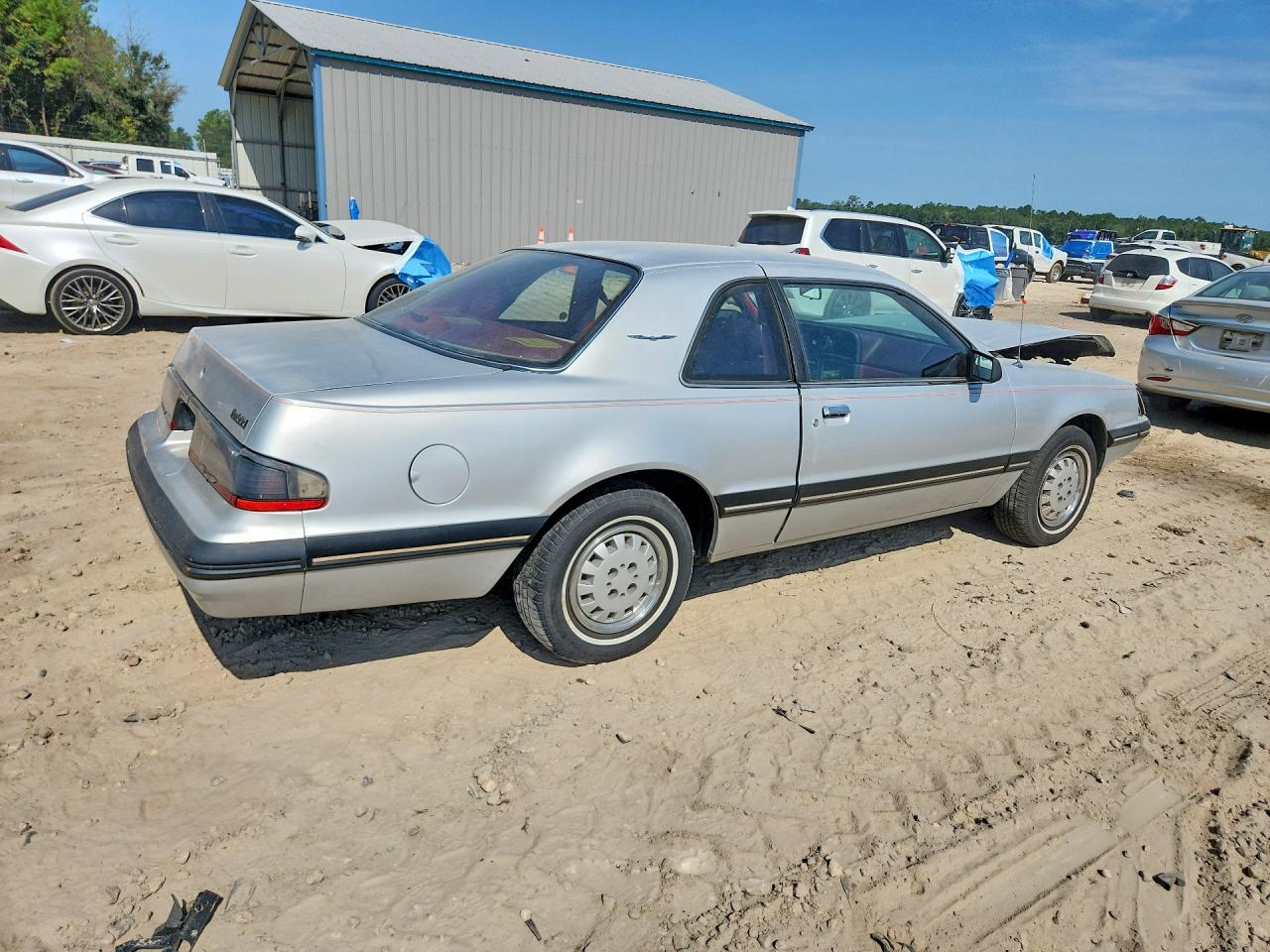1988 Ford Thunderbird Gray vin: 1FABP6041JH134132
