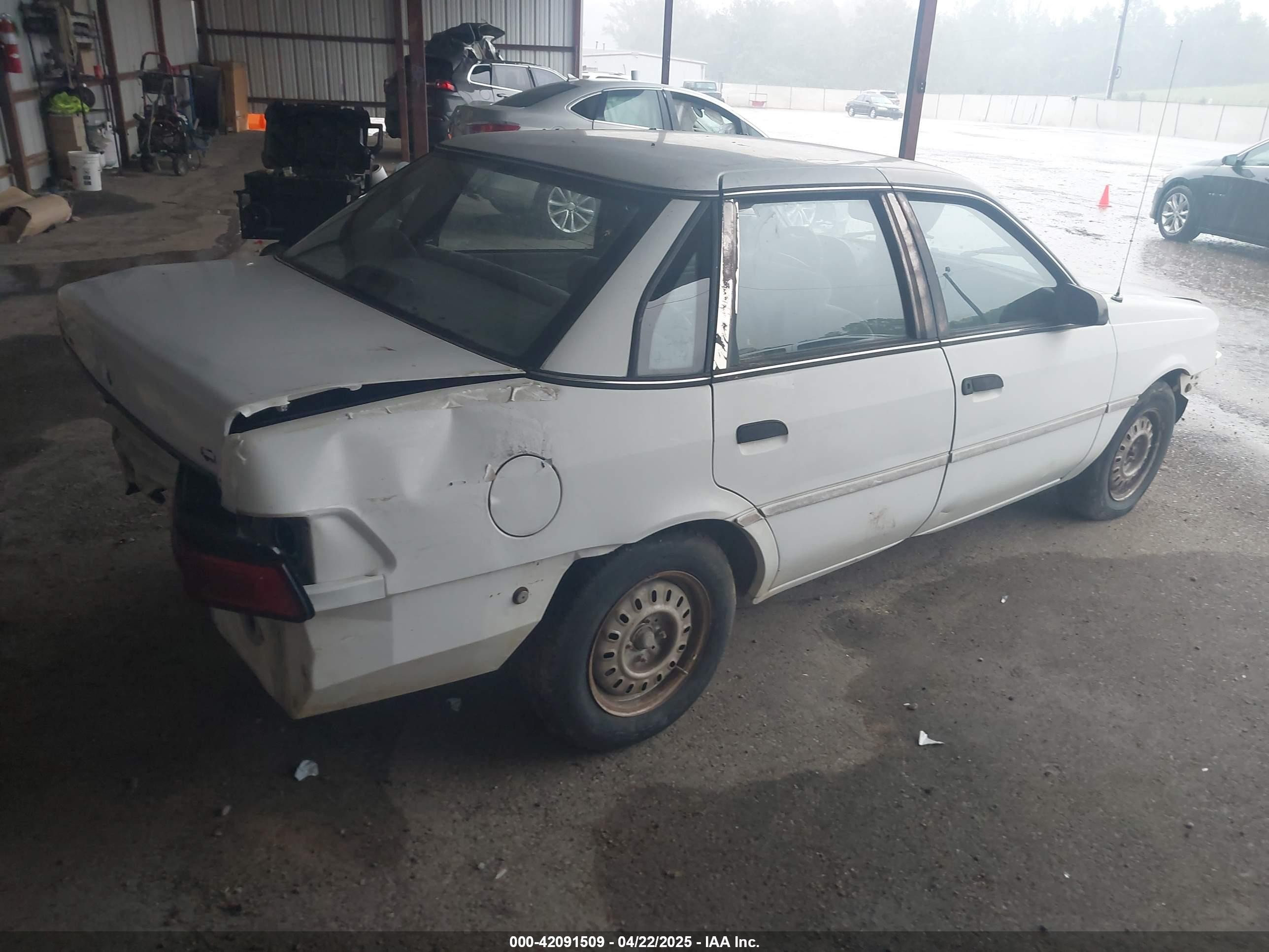 1992 Ford Tempo Gl White vin: 1FACP36X3NK192367
