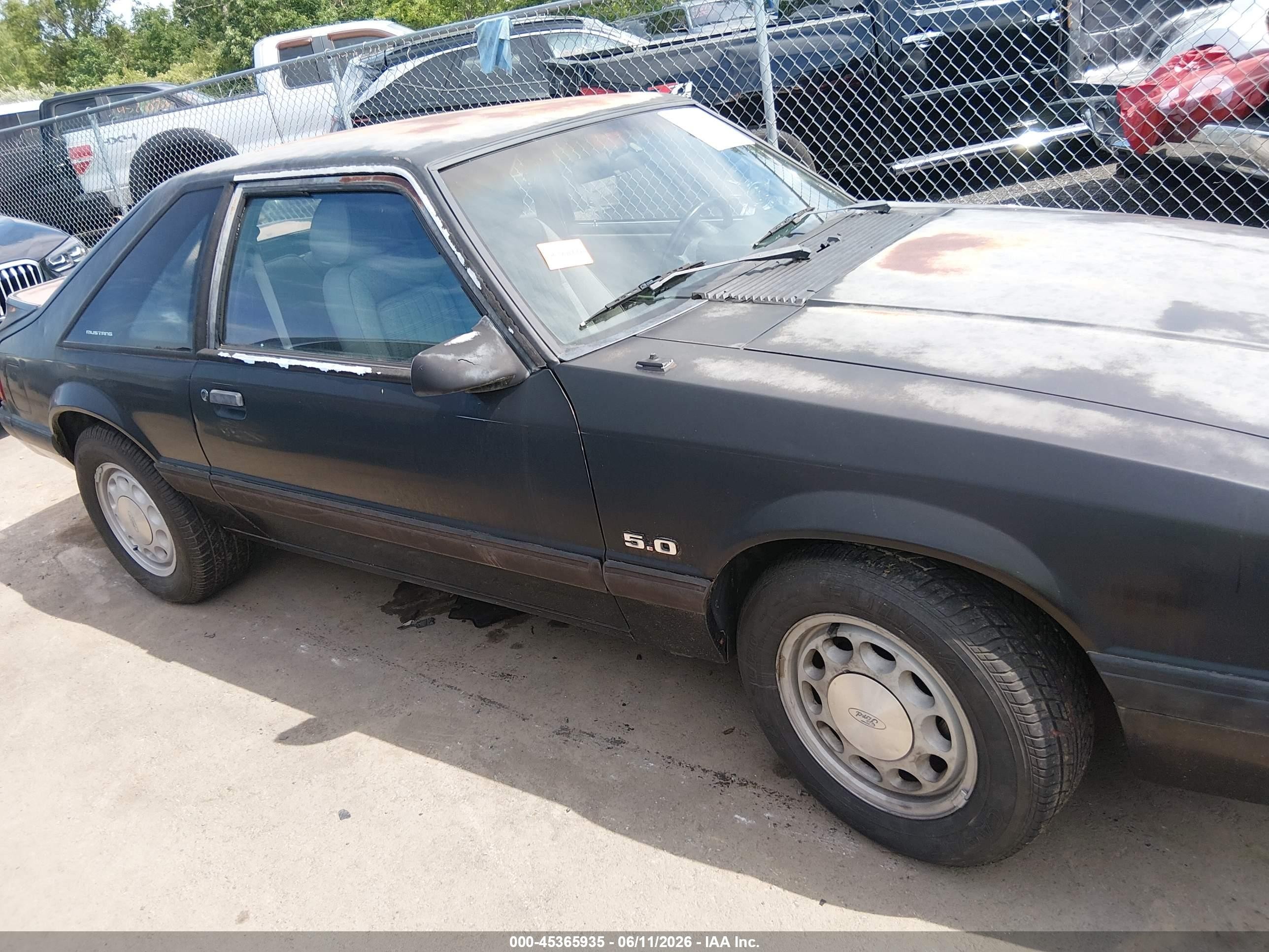 1990 Ford Mustang Lx Black vin: 1FACP41E0LF212012