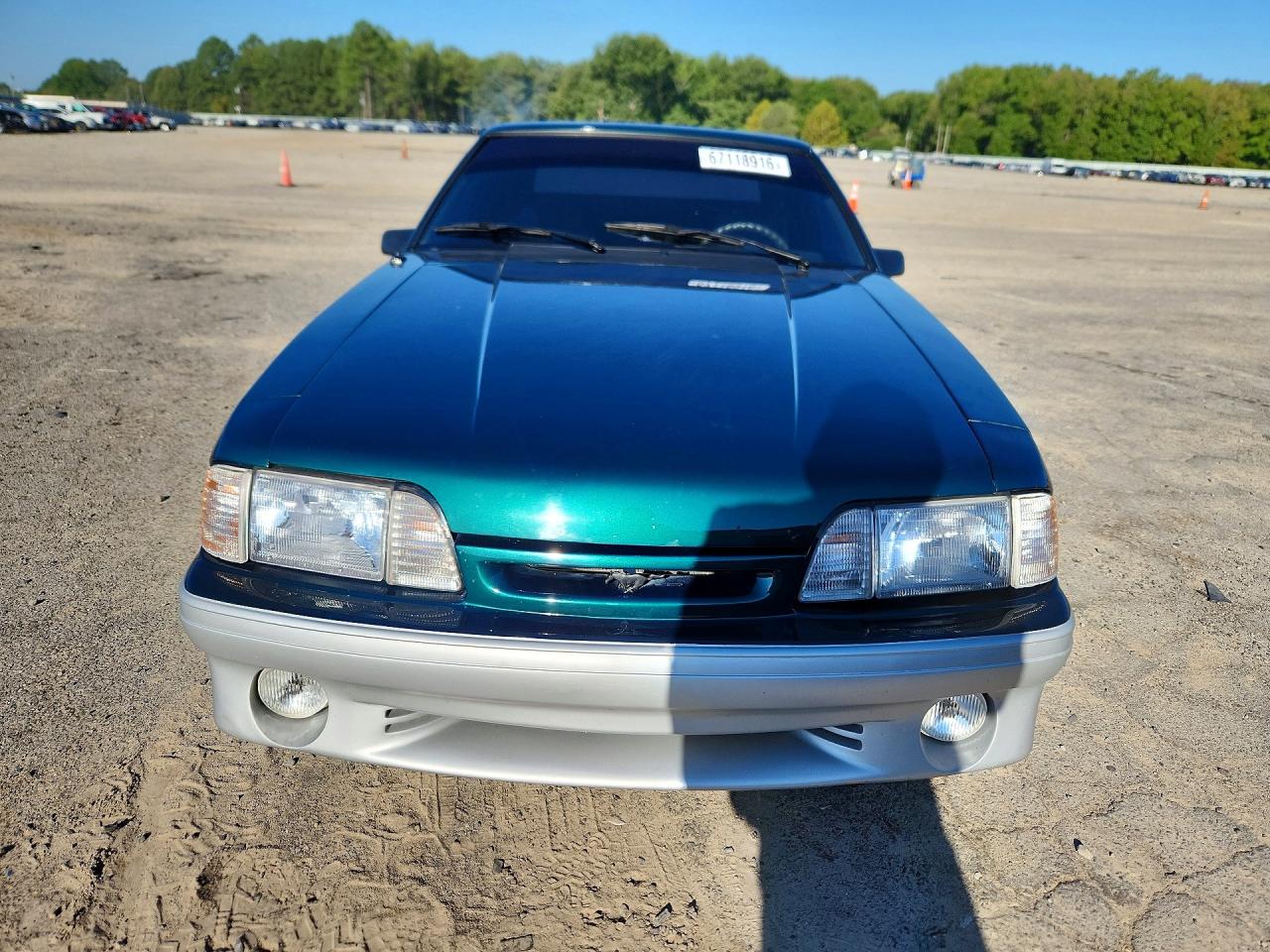 1992 Ford Mustang Lx Green vin: 1FACP41E1NF142247