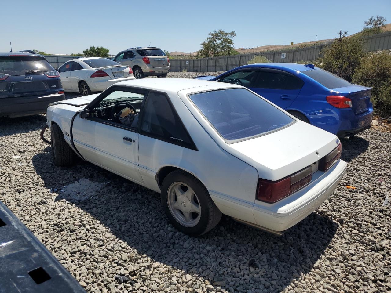 1991 Ford Mustang Lx White vin: 1FACP41E5MF111646