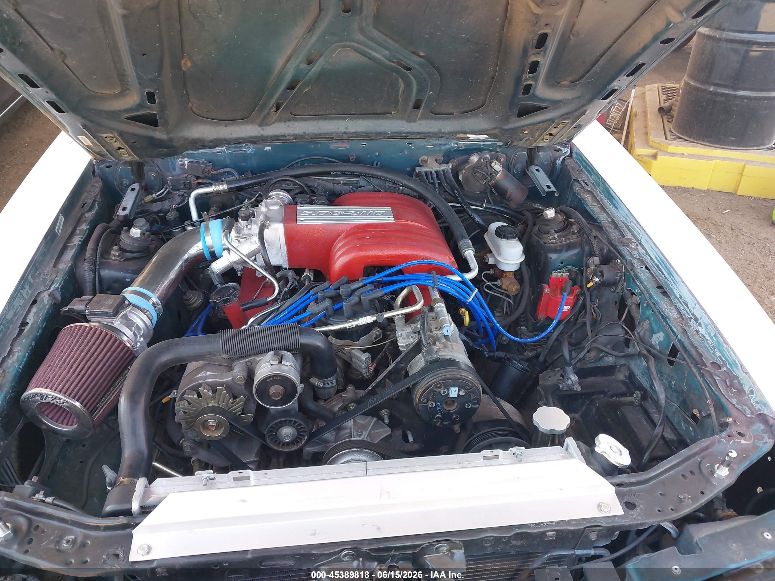 1993 Ford Mustang Lx Белый vin: 1FACP41E5PF215851