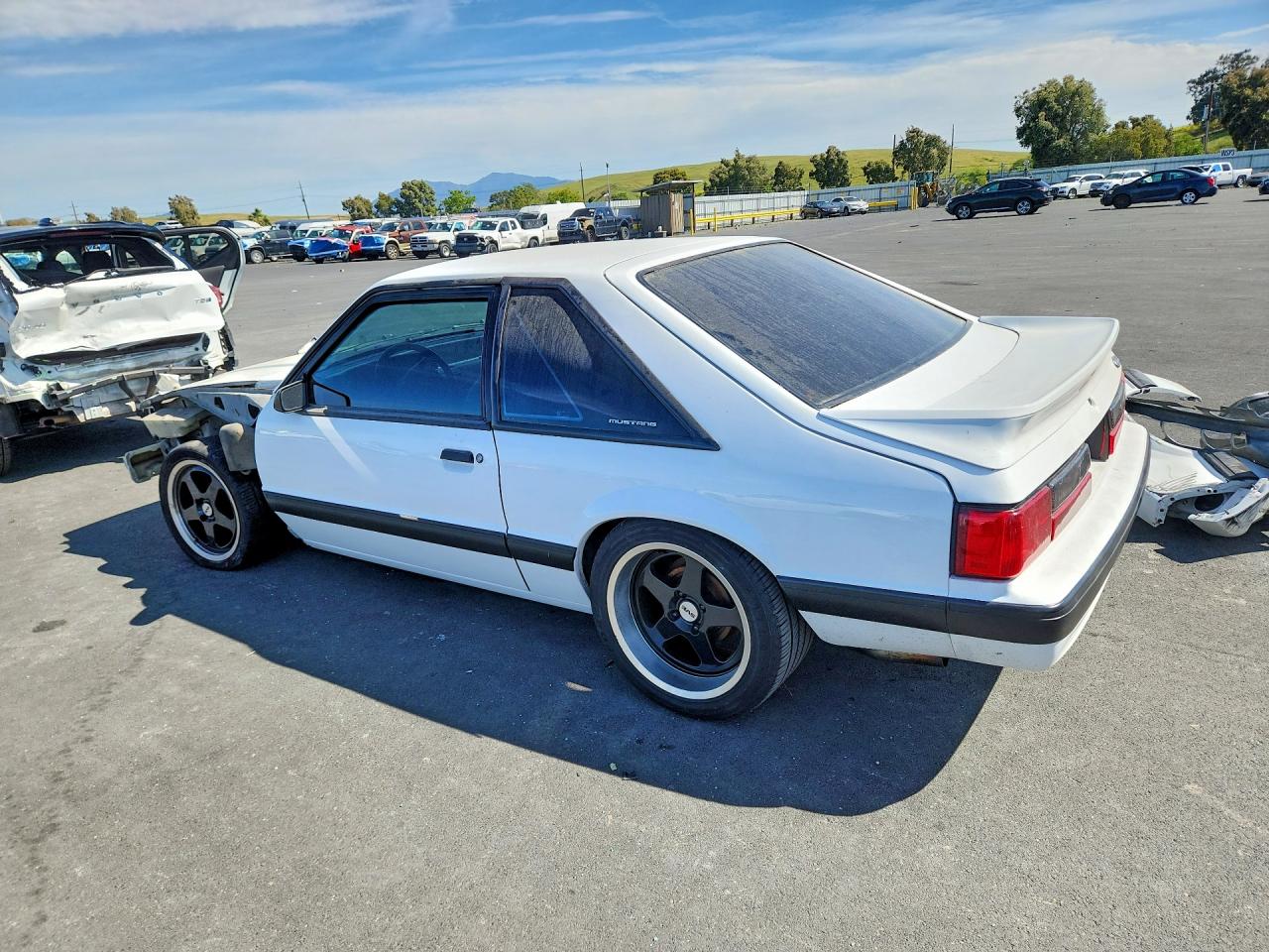 1991 Ford Mustang Lx White vin: 1FACP41E6MF112255