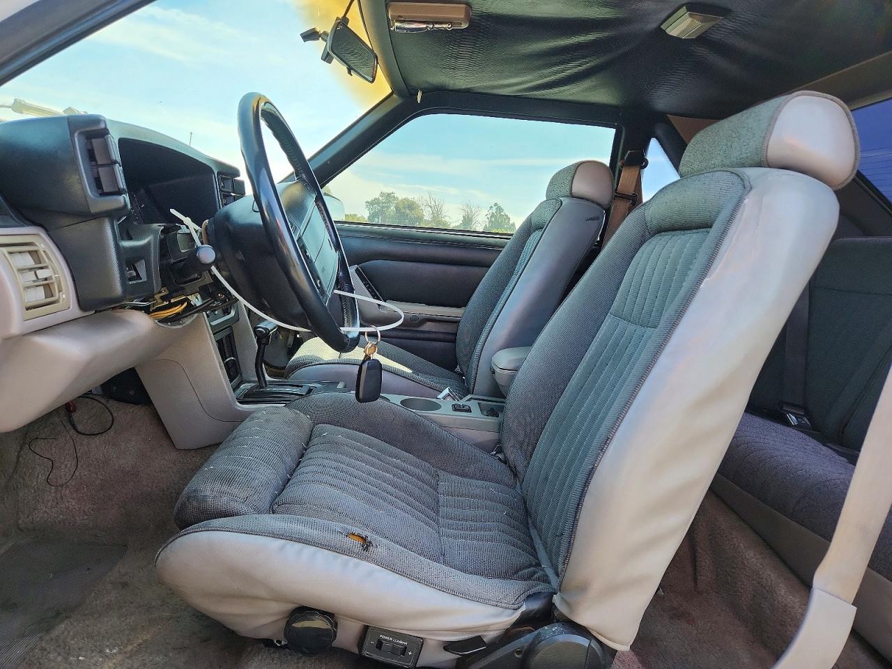 1991 Ford Mustang Lx White vin: 1FACP41E6MF112255