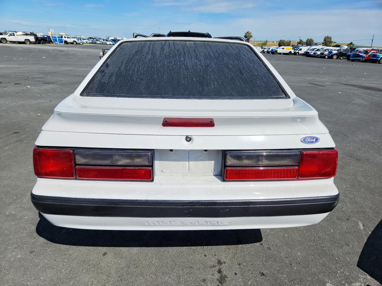 1991 Ford Mustang Lx White vin: 1FACP41E6MF112255