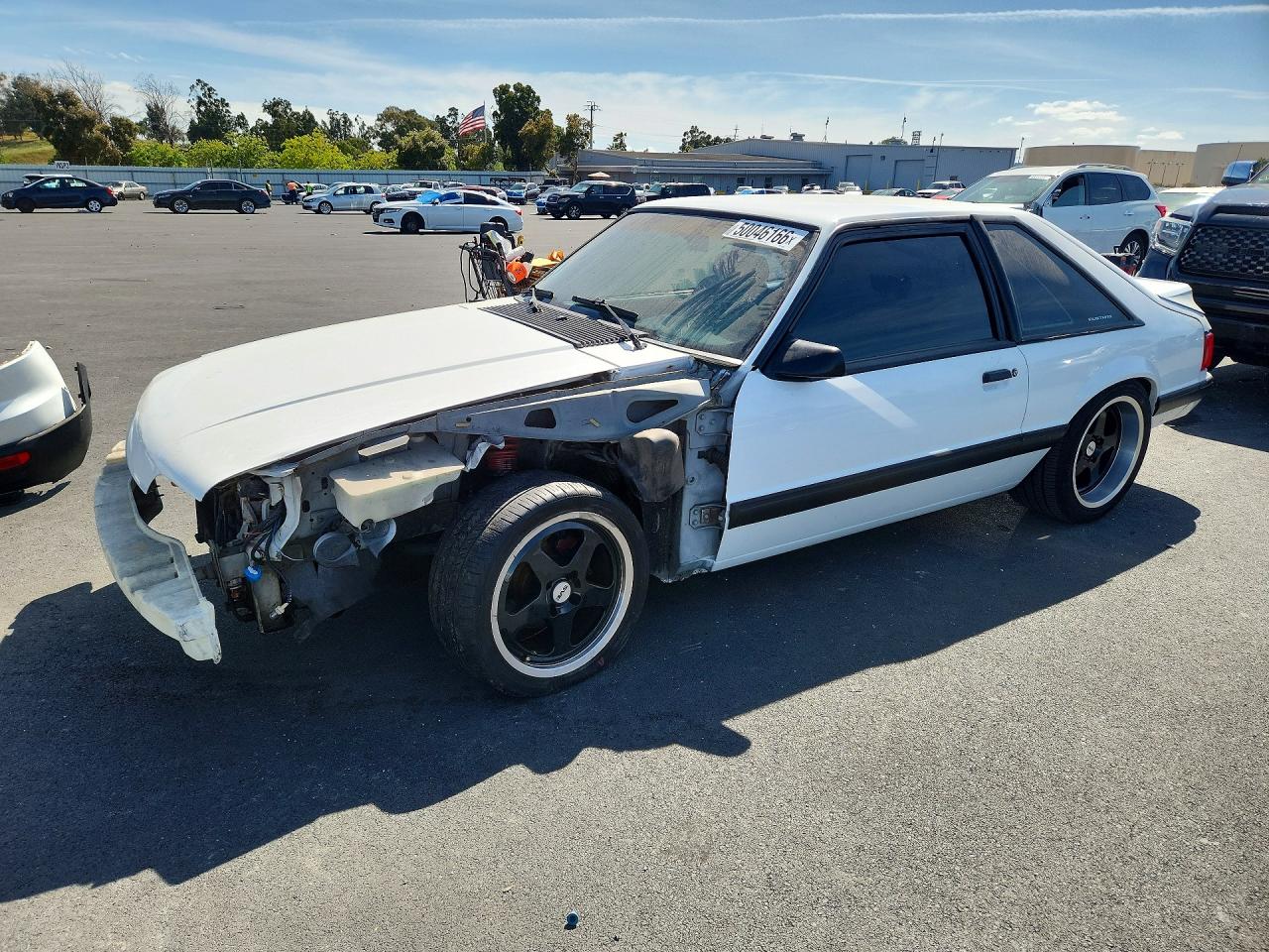 1991 Ford Mustang Lx White vin: 1FACP41E6MF112255