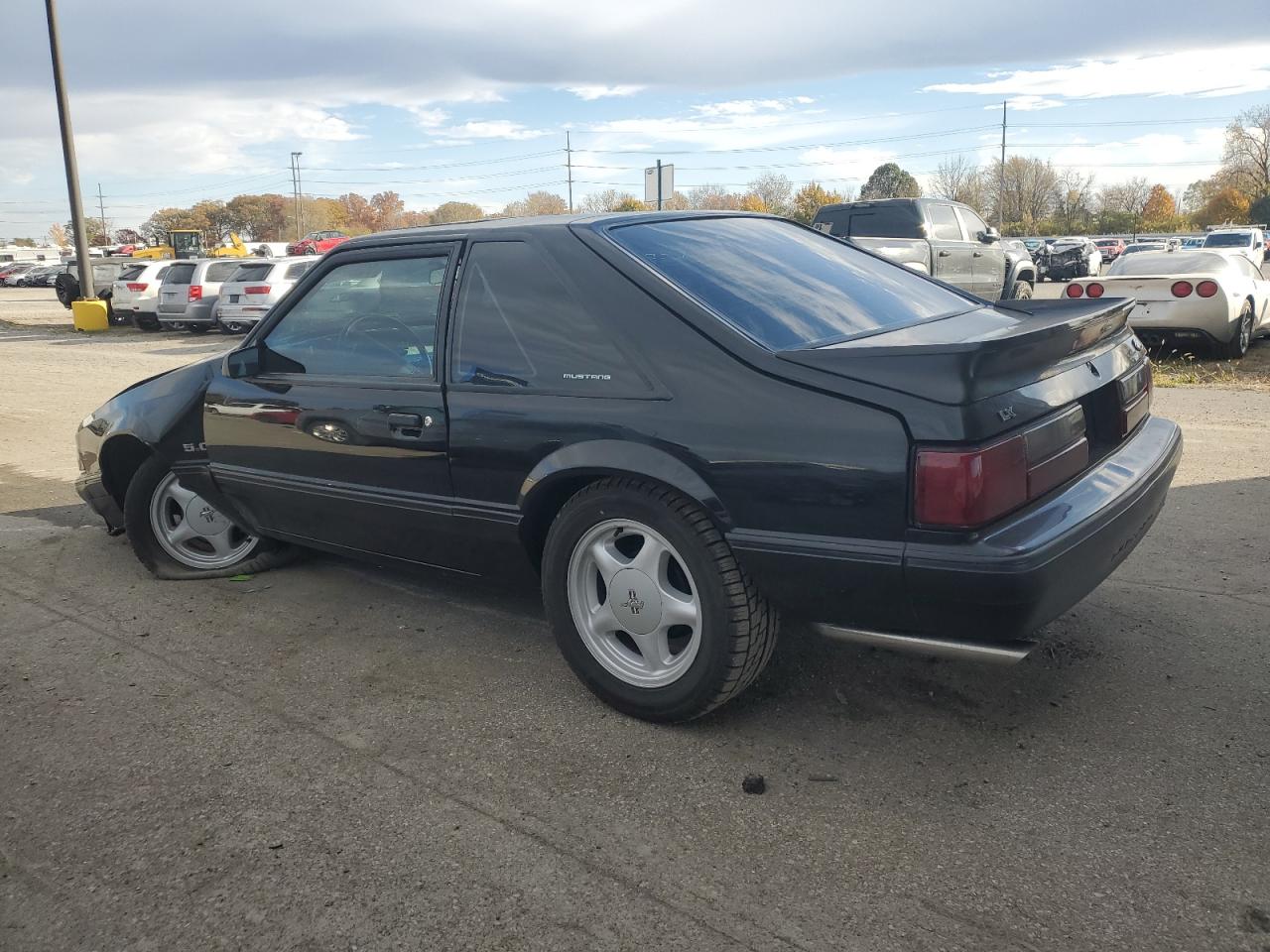 1991 Ford Mustang Lx Black vin: 1FACP41E8MF191072