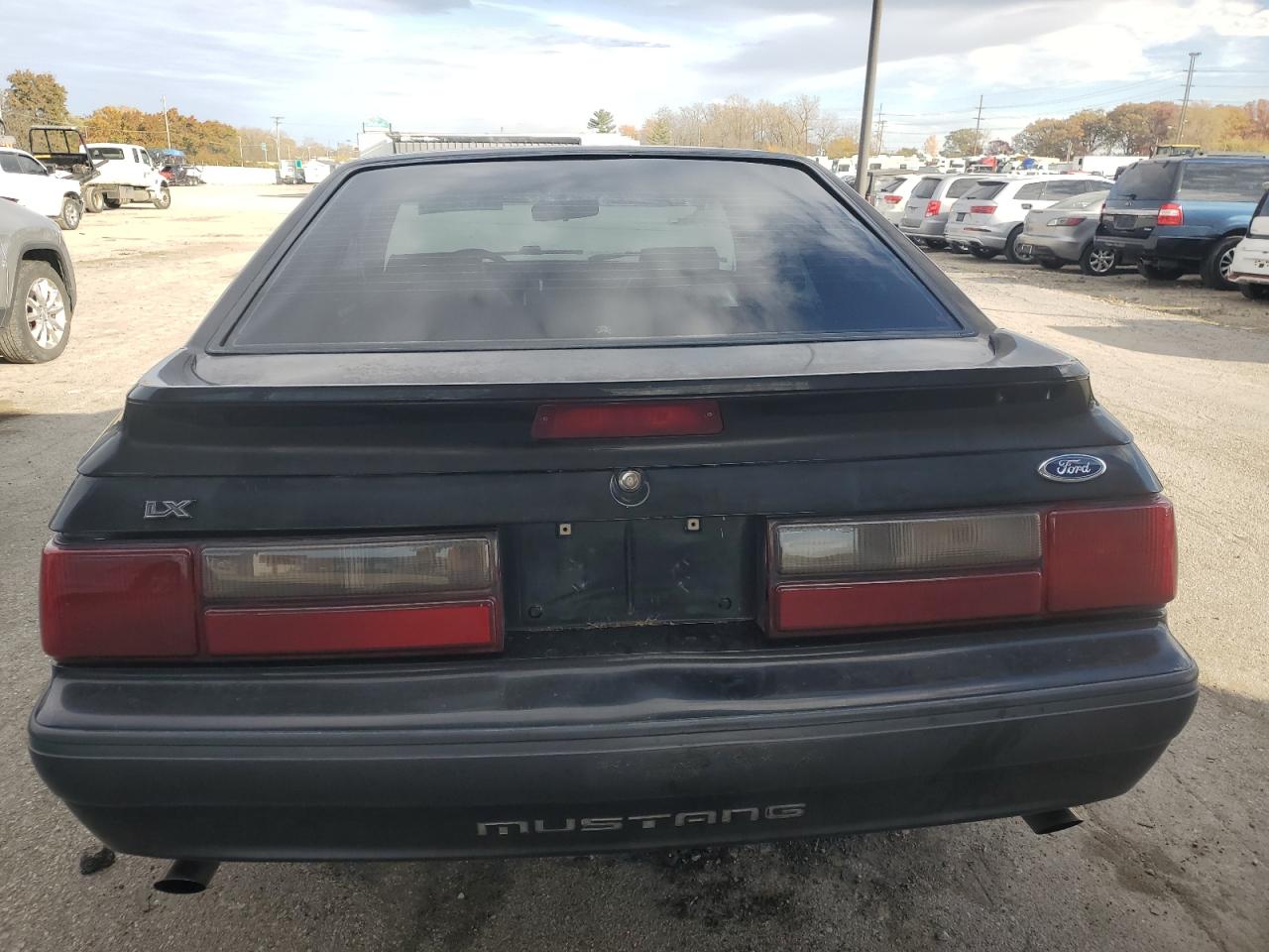 1991 Ford Mustang Lx Black vin: 1FACP41E8MF191072