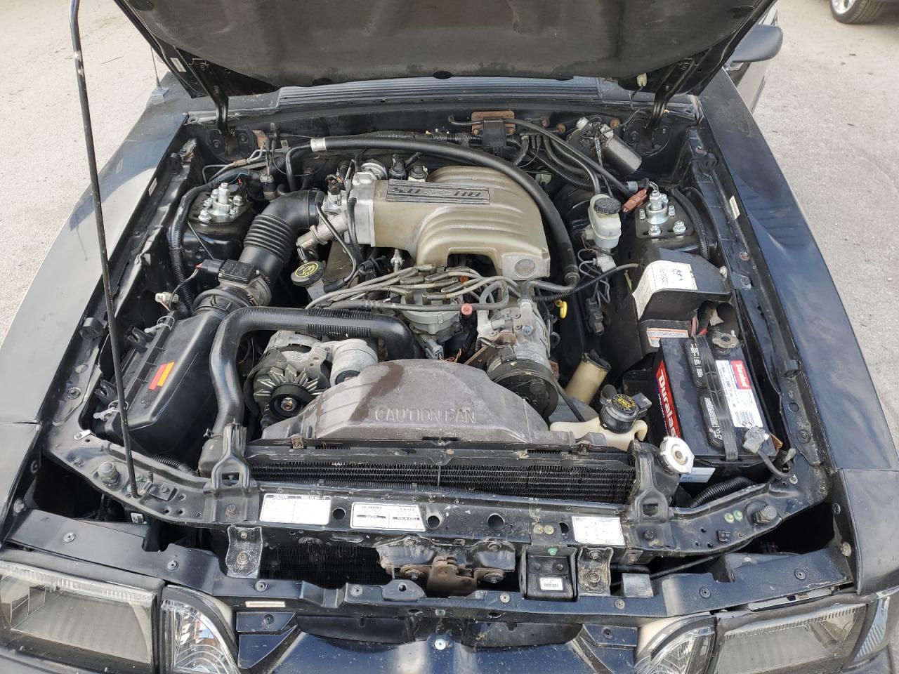 1991 Ford Mustang Lx Black vin: 1FACP41E8MF191072