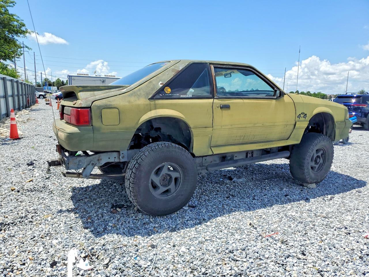1991 Ford Mustang Lx Green vin: 1FACP41M3MF175689
