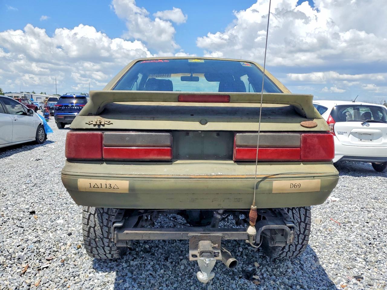 1991 Ford Mustang Lx Green vin: 1FACP41M3MF175689