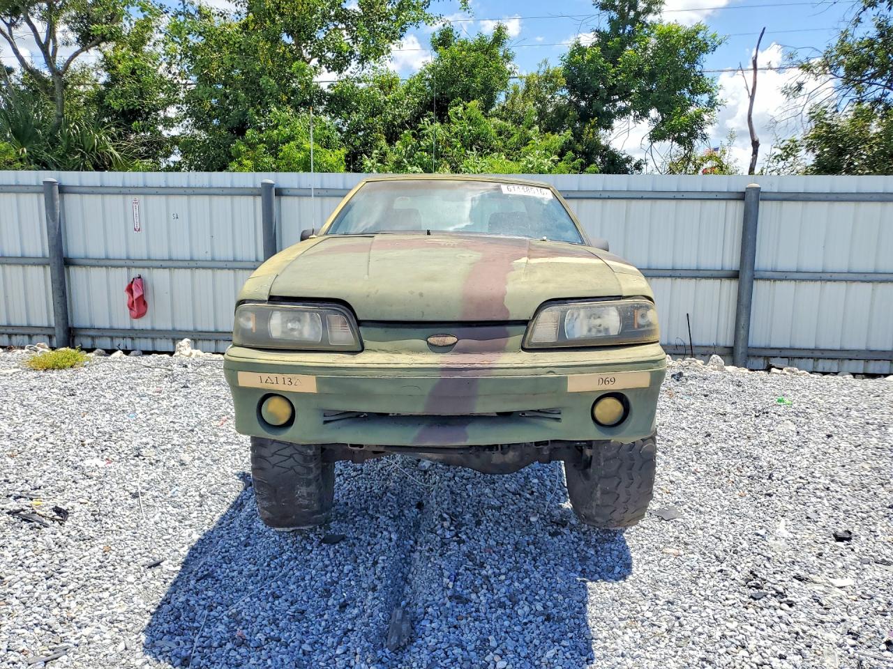 1991 Ford Mustang Lx Green vin: 1FACP41M3MF175689