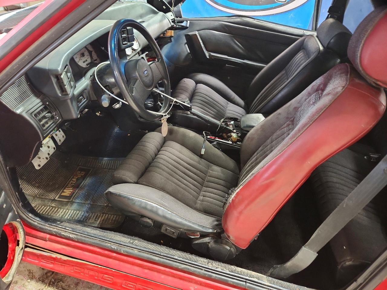 1993 Ford Mustang Lx Red vin: 1FACP41M4PF182610