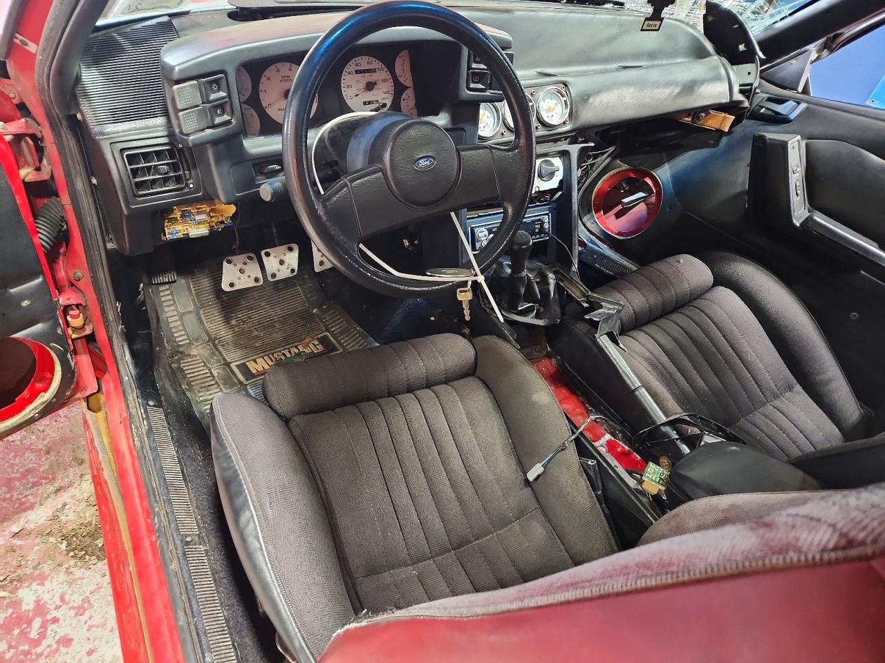 1993 Ford Mustang Lx Red vin: 1FACP41M4PF182610