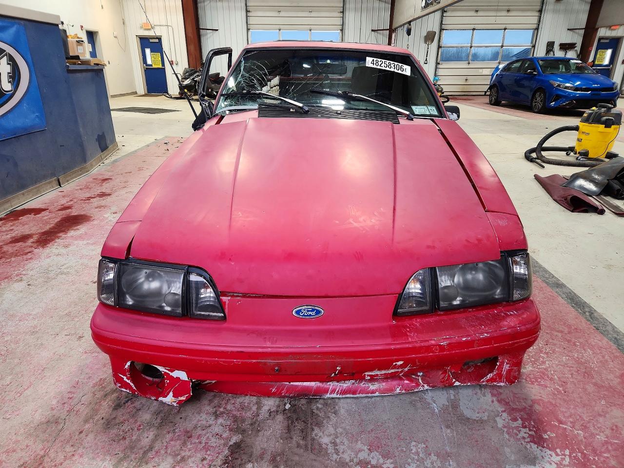 1993 Ford Mustang Lx Red vin: 1FACP41M4PF182610