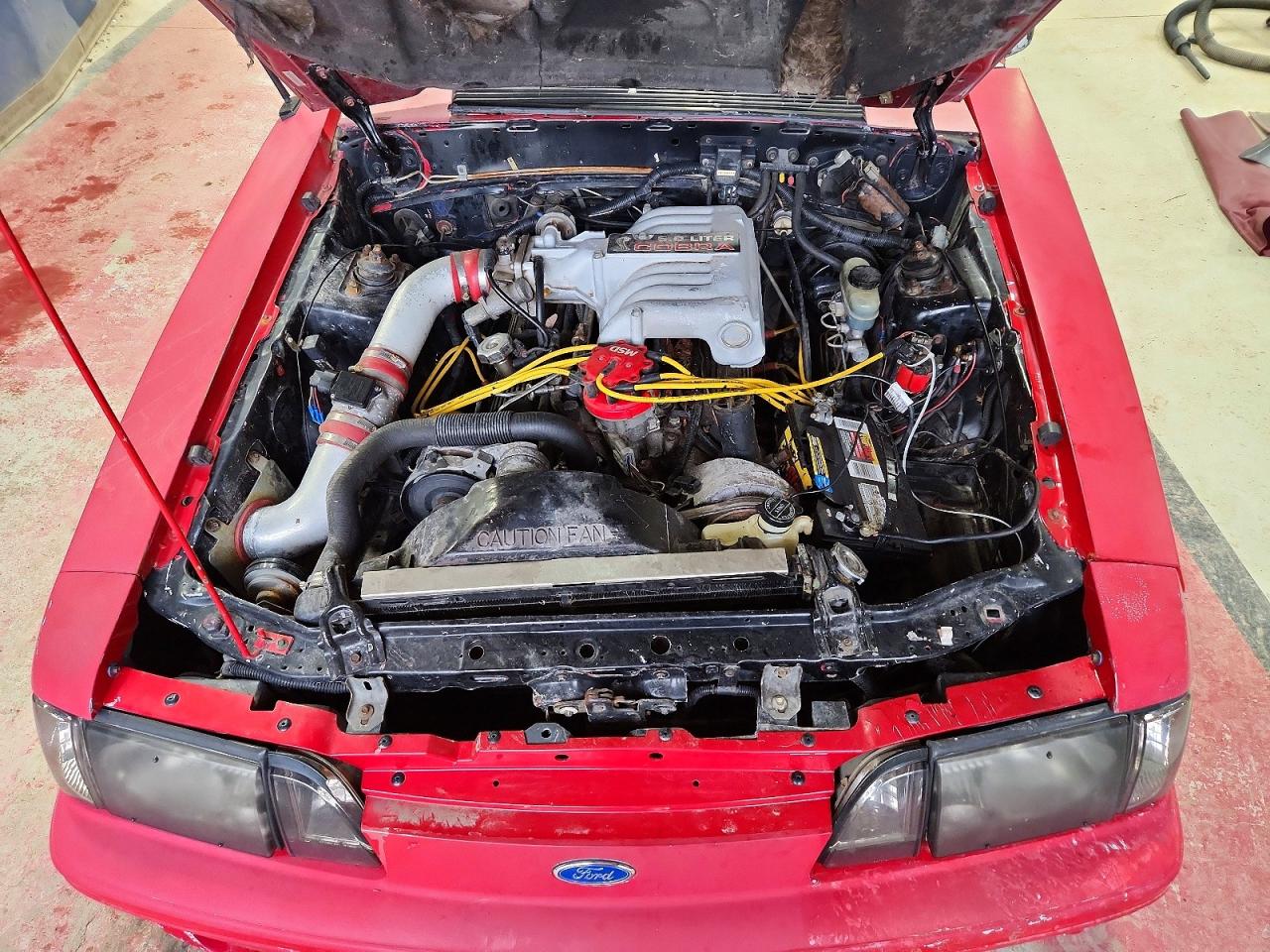 1993 Ford Mustang Lx Red vin: 1FACP41M4PF182610