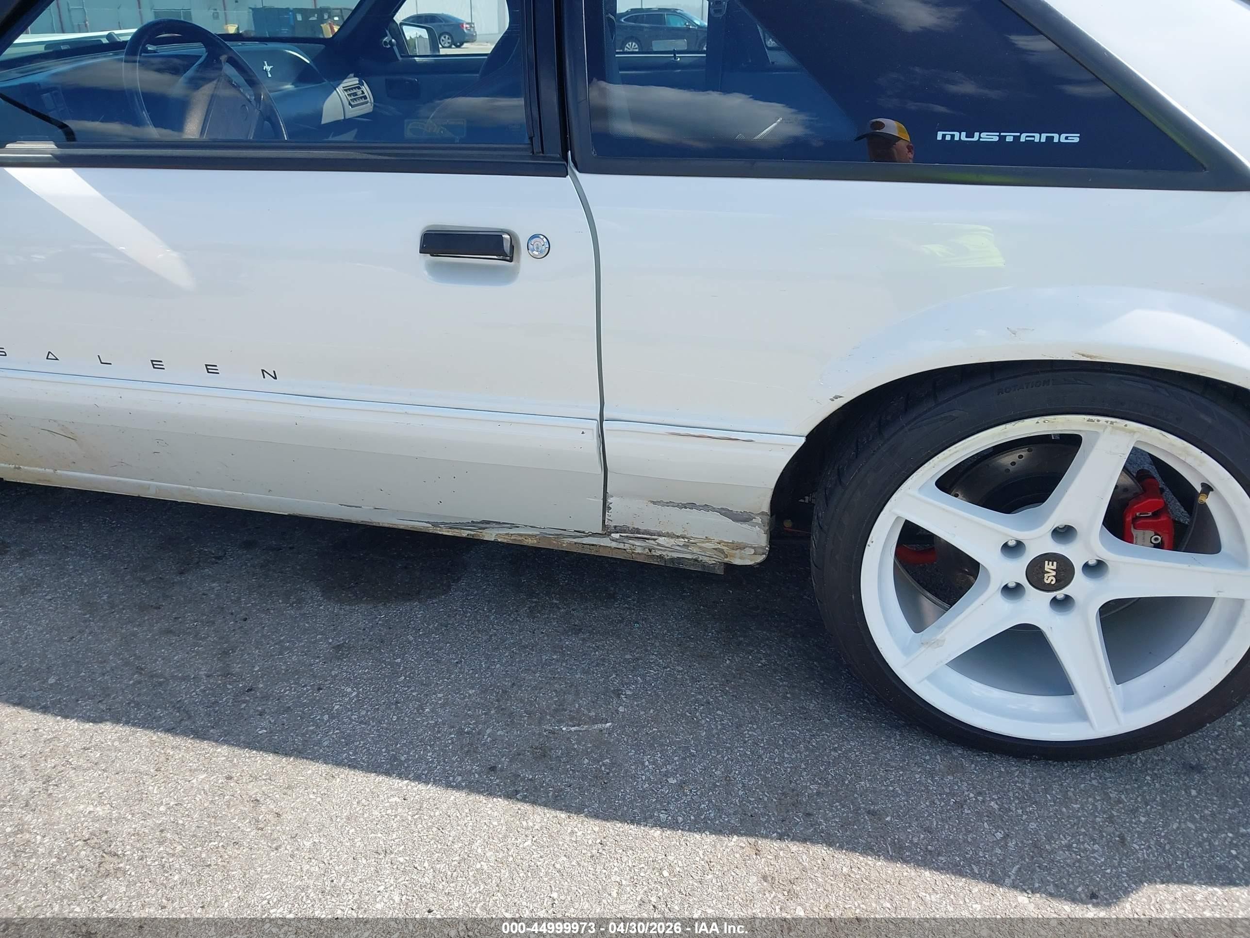 1993 Ford Mustang Lx White vin: 1FACP41M6PF183080
