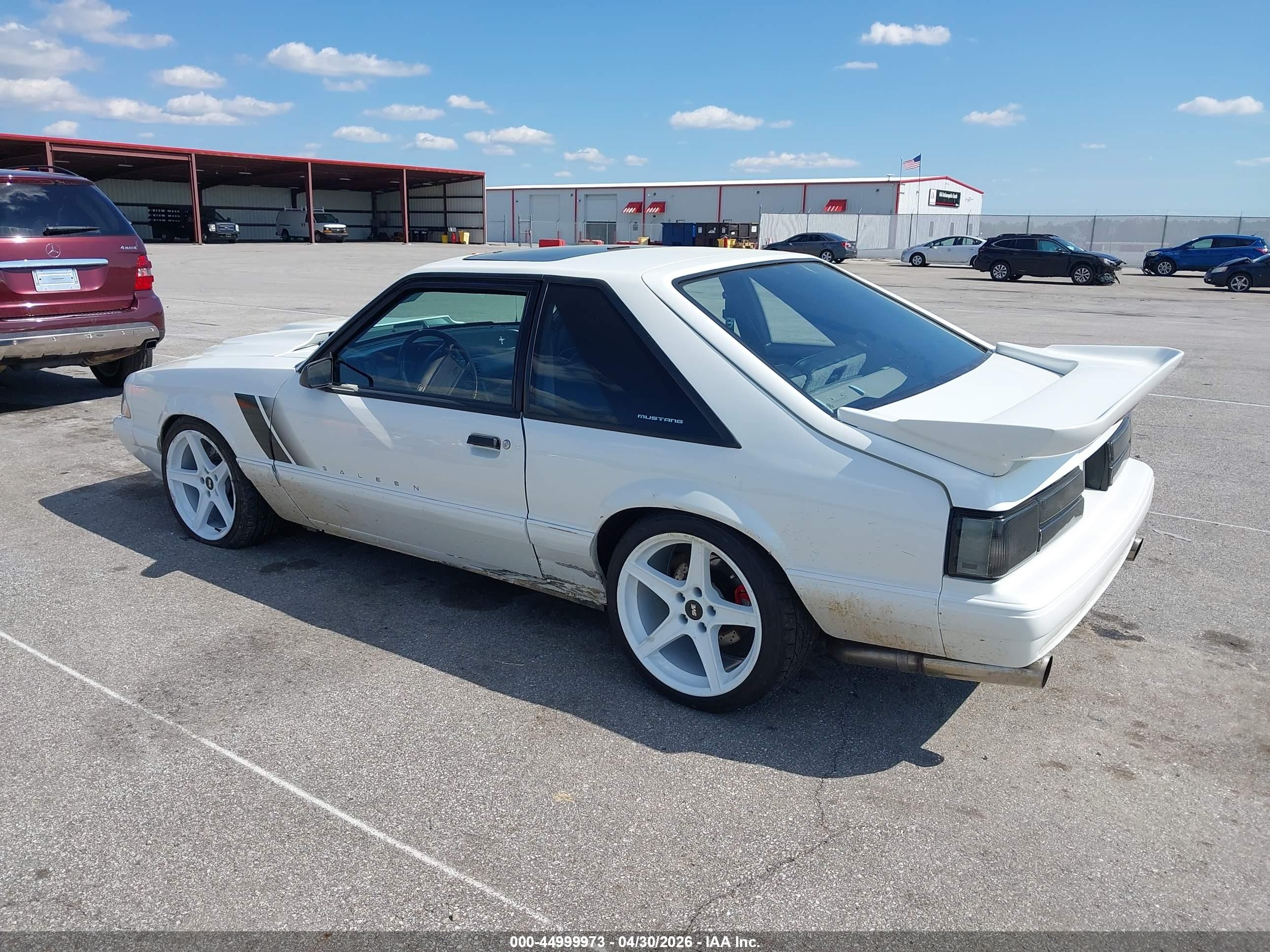 1993 Ford Mustang Lx White vin: 1FACP41M6PF183080