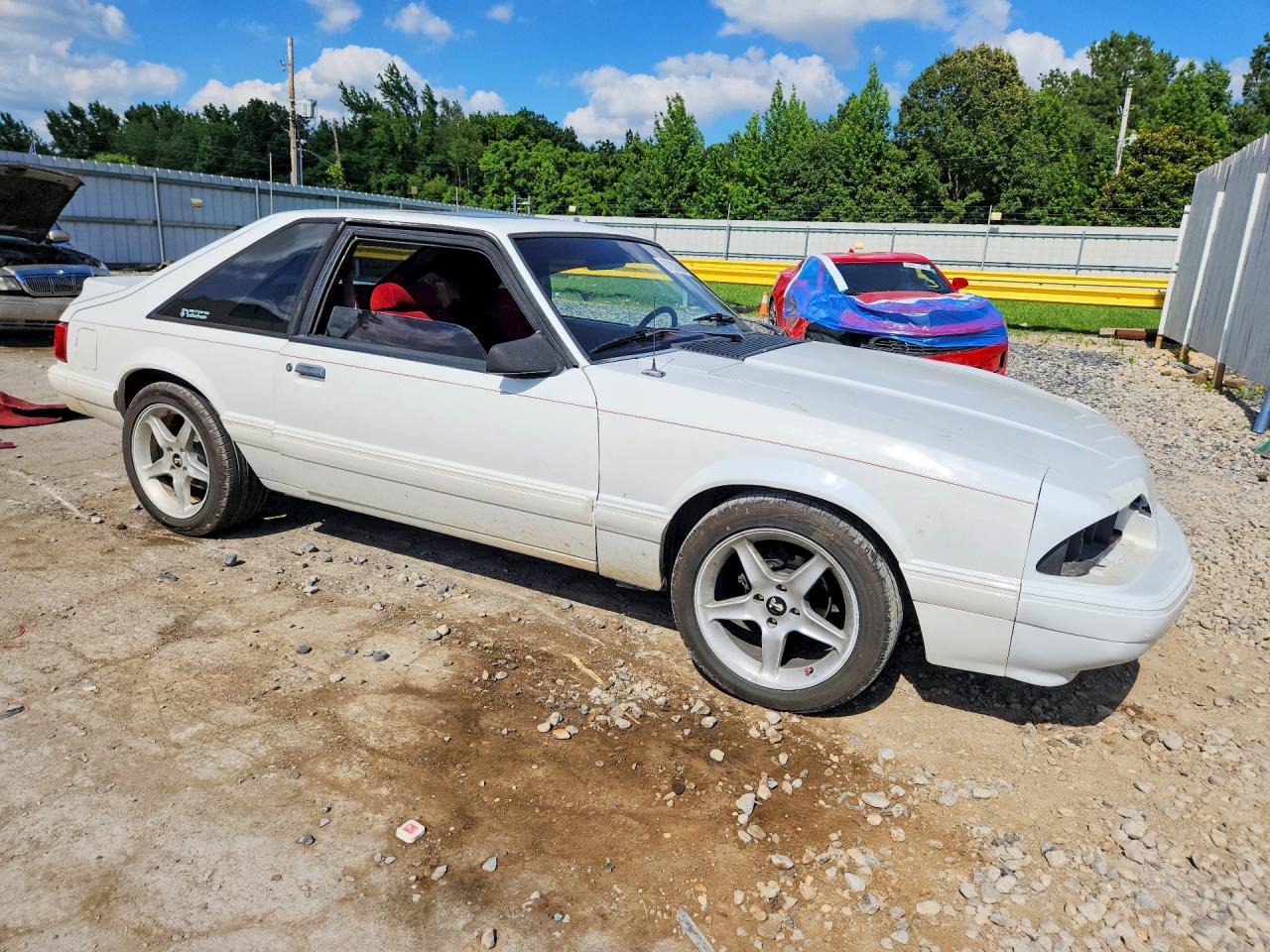 1993 Ford Mustang Lx White vin: 1FACP41M8PF144586