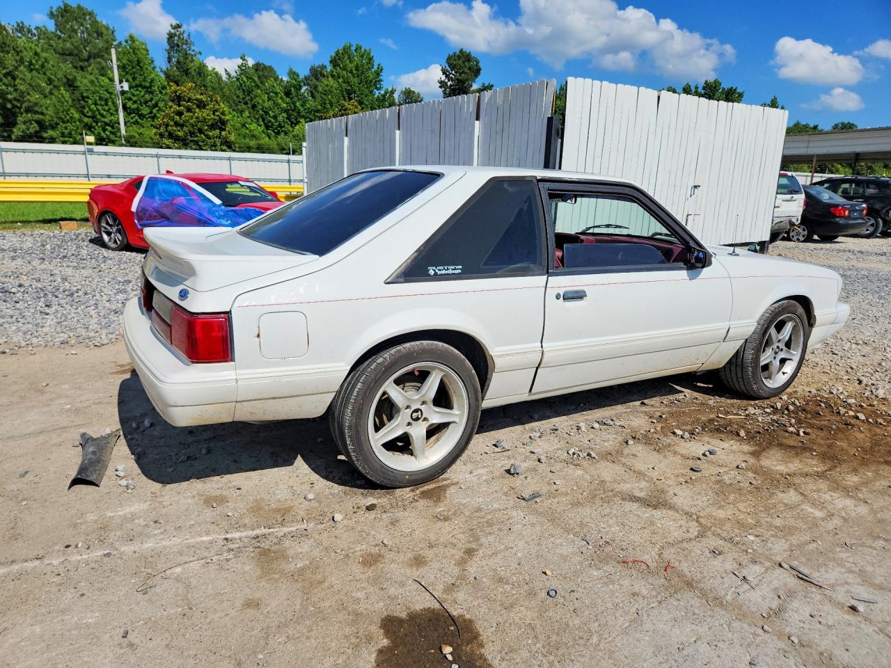 1993 Ford Mustang Lx White vin: 1FACP41M8PF144586