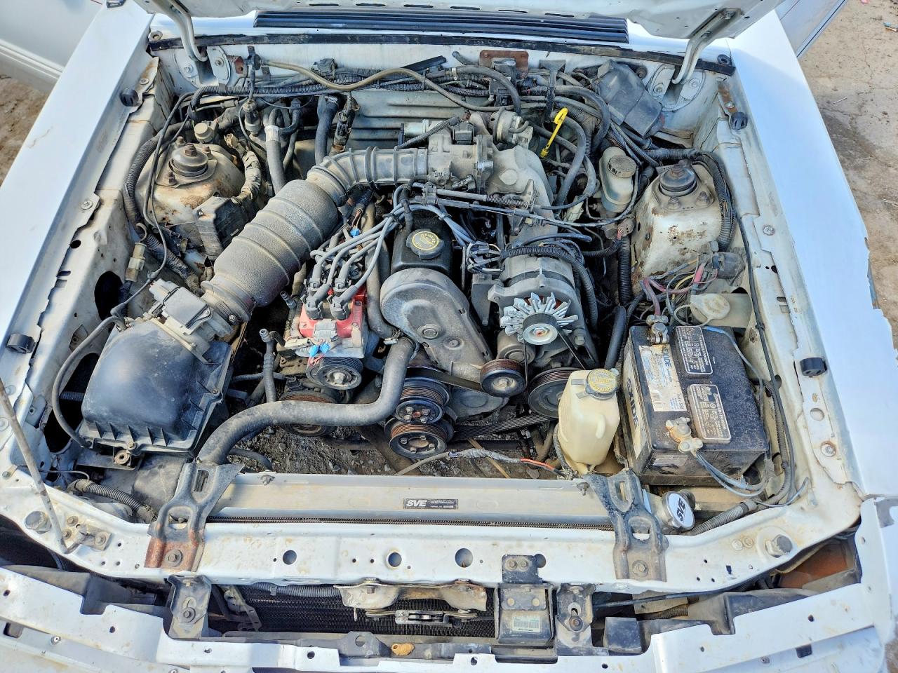 1993 Ford Mustang Lx White vin: 1FACP41M8PF144586