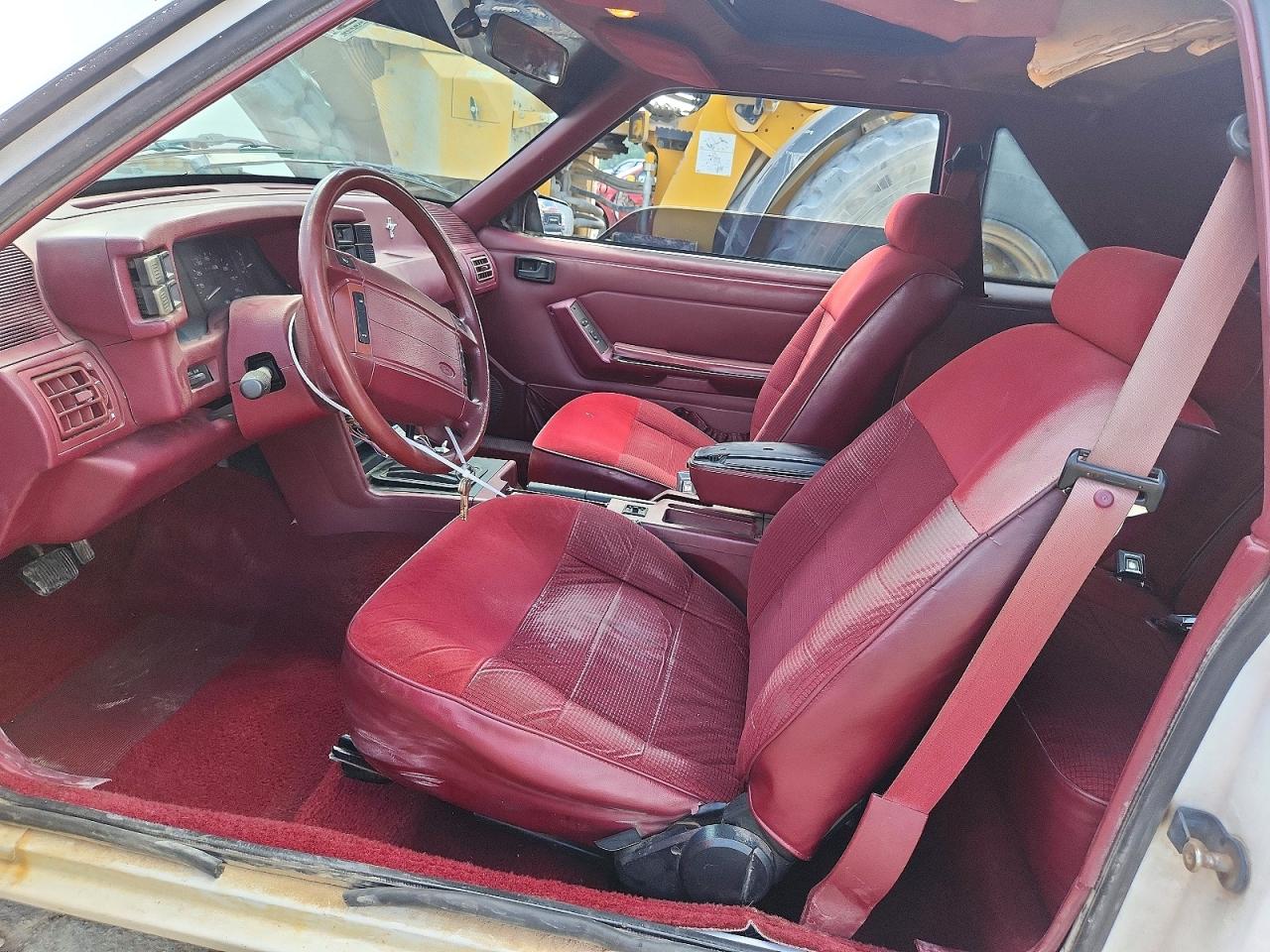 1993 Ford Mustang Lx White vin: 1FACP41M8PF144586
