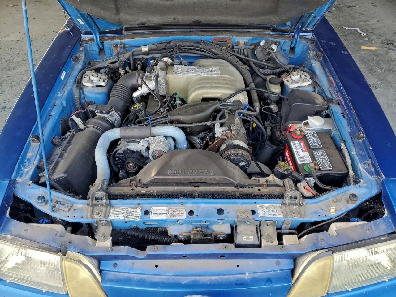 1991 Ford Mustang Gt Blue vin: 1FACP42E1MF193177