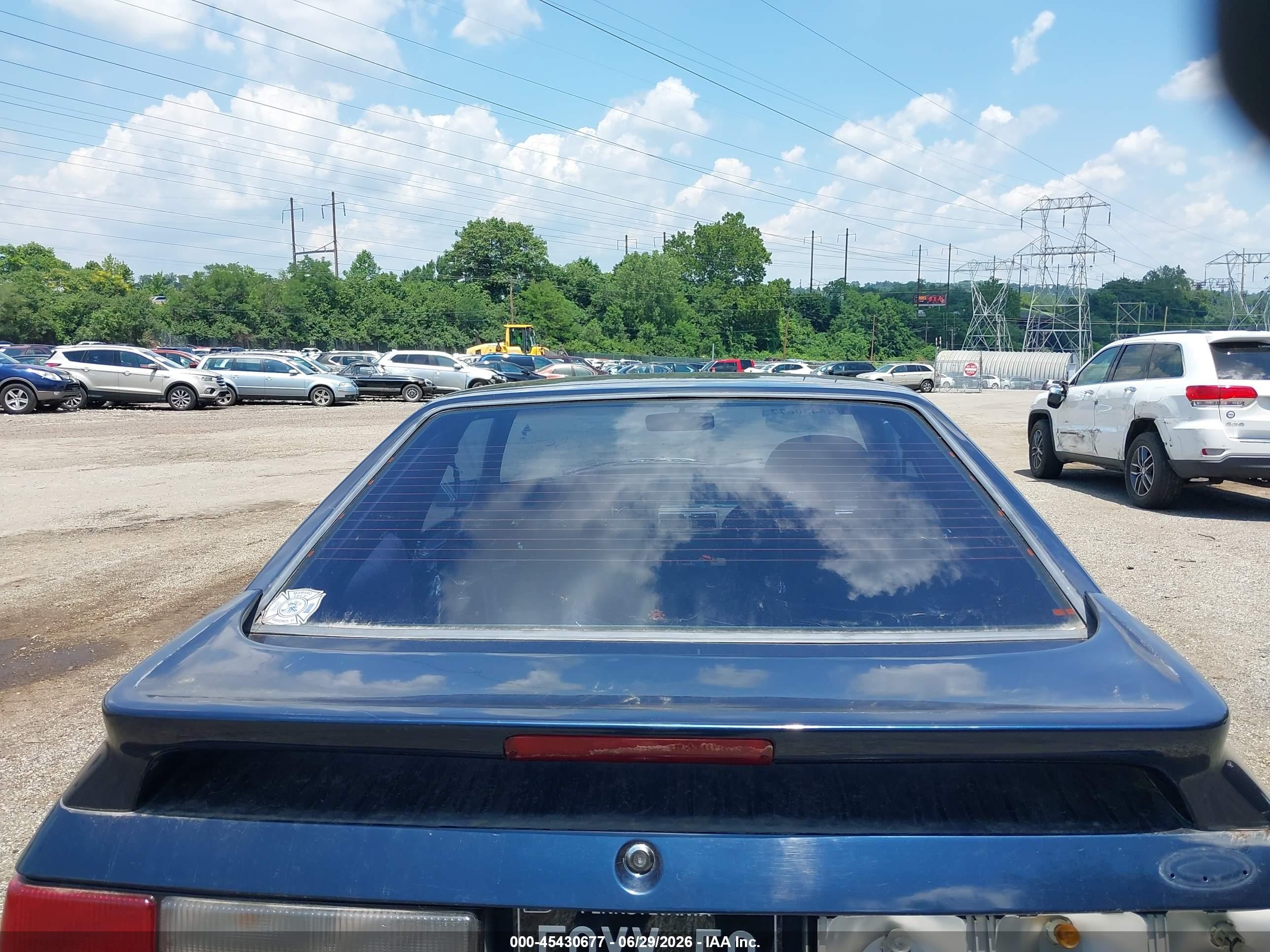 1990 Ford Mustang Gt/cobra Gt Blue vin: 1FACP42E4LF219768