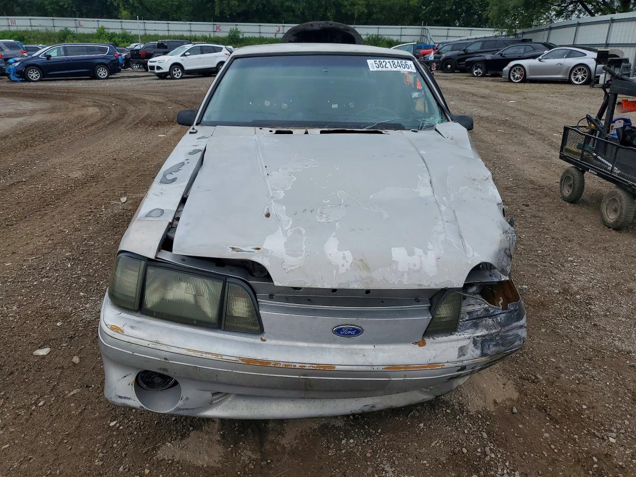 1991 Ford Mustang Gt Silver vin: 1FACP42E4MF163400