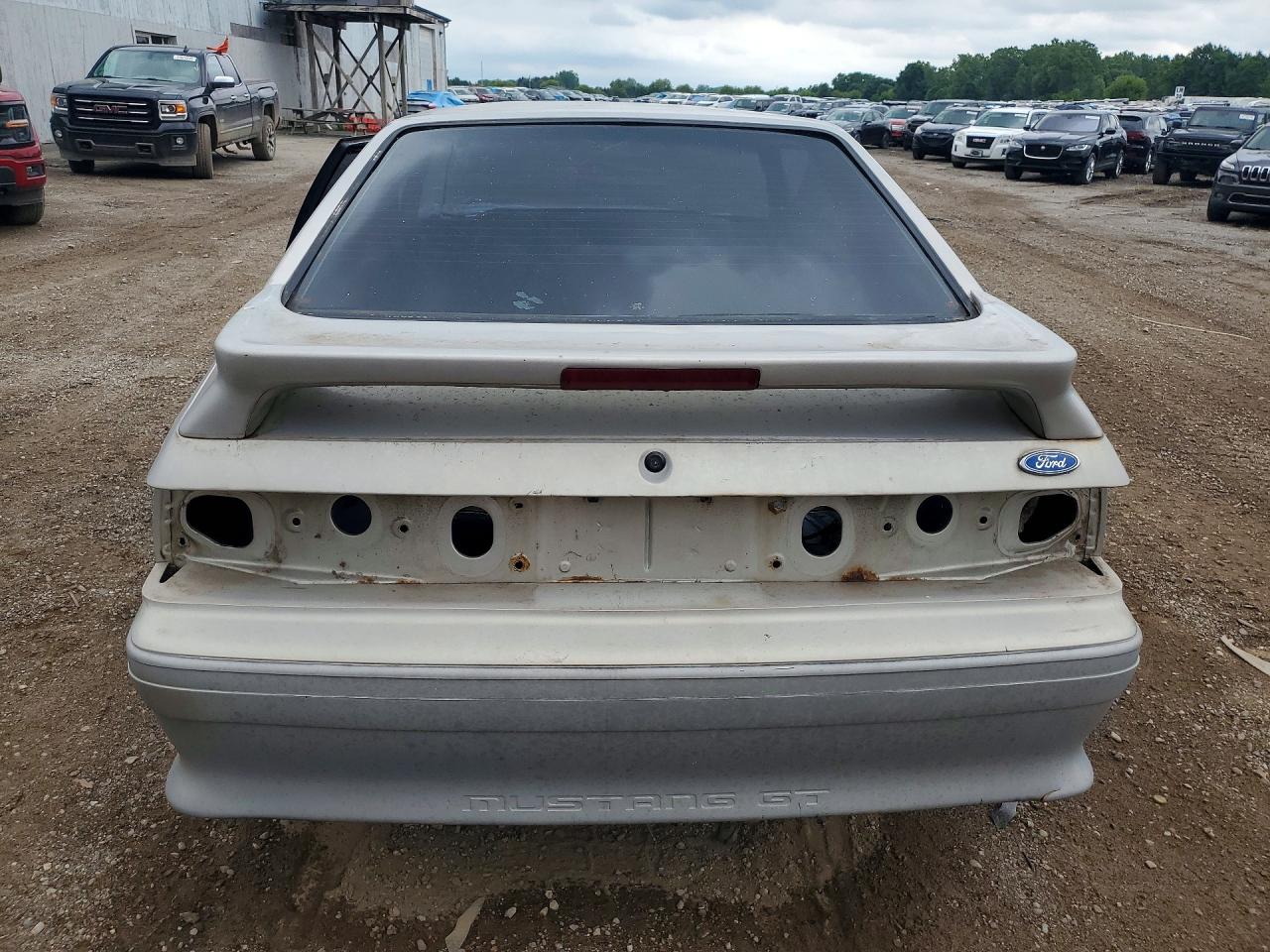 1991 Ford Mustang Gt Silver vin: 1FACP42E4MF163400