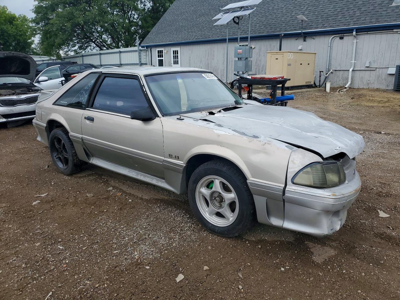 1991 Ford Mustang Gt Silver vin: 1FACP42E4MF163400