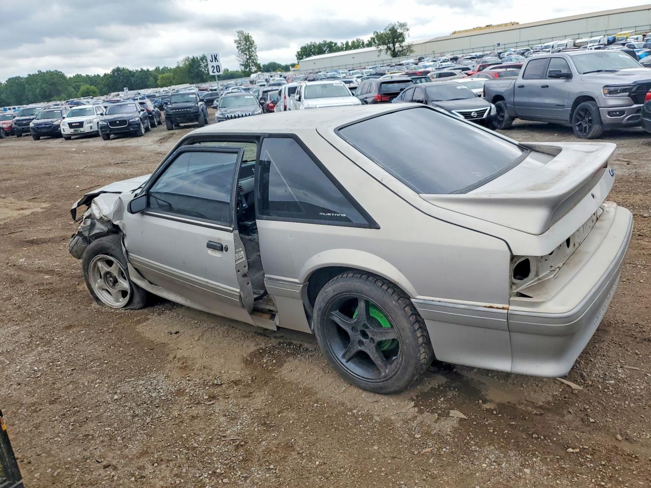 1991 Ford Mustang Gt Silver vin: 1FACP42E4MF163400