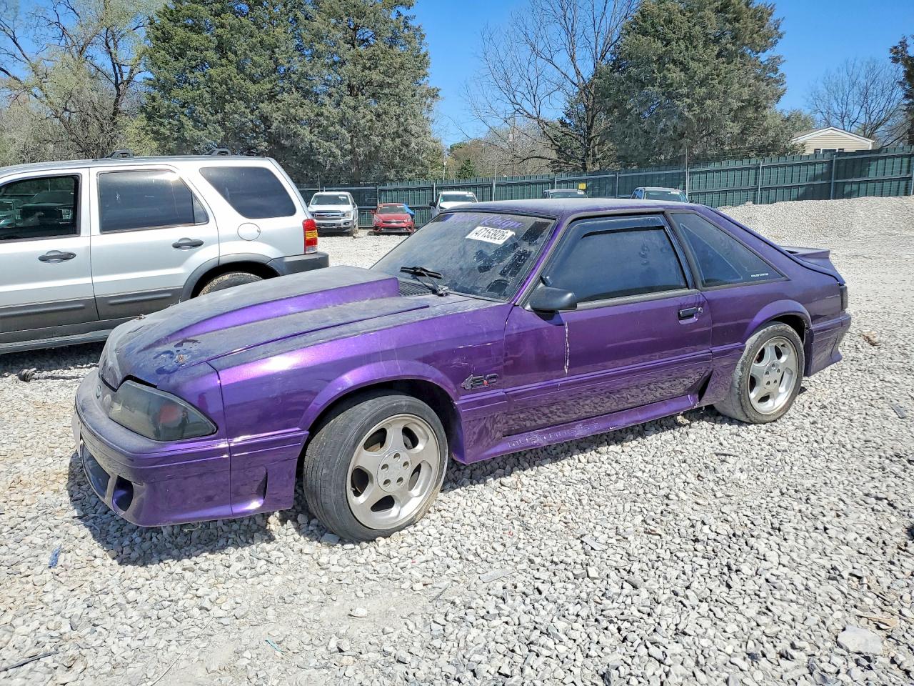 1990 Ford Mustang Gt Purple vin: 1FACP42E6LF145236