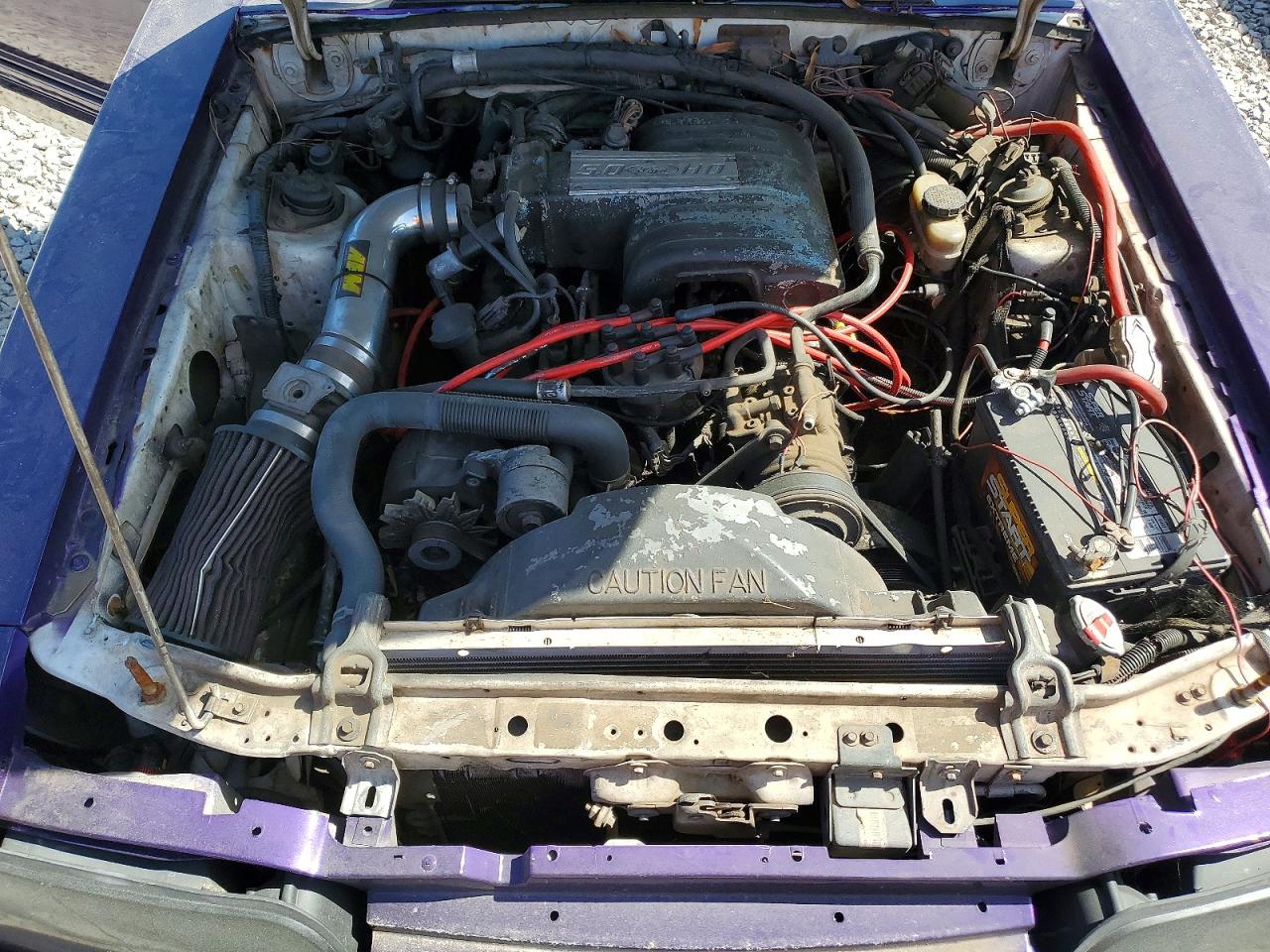 1990 Ford Mustang Gt Purple vin: 1FACP42E6LF145236