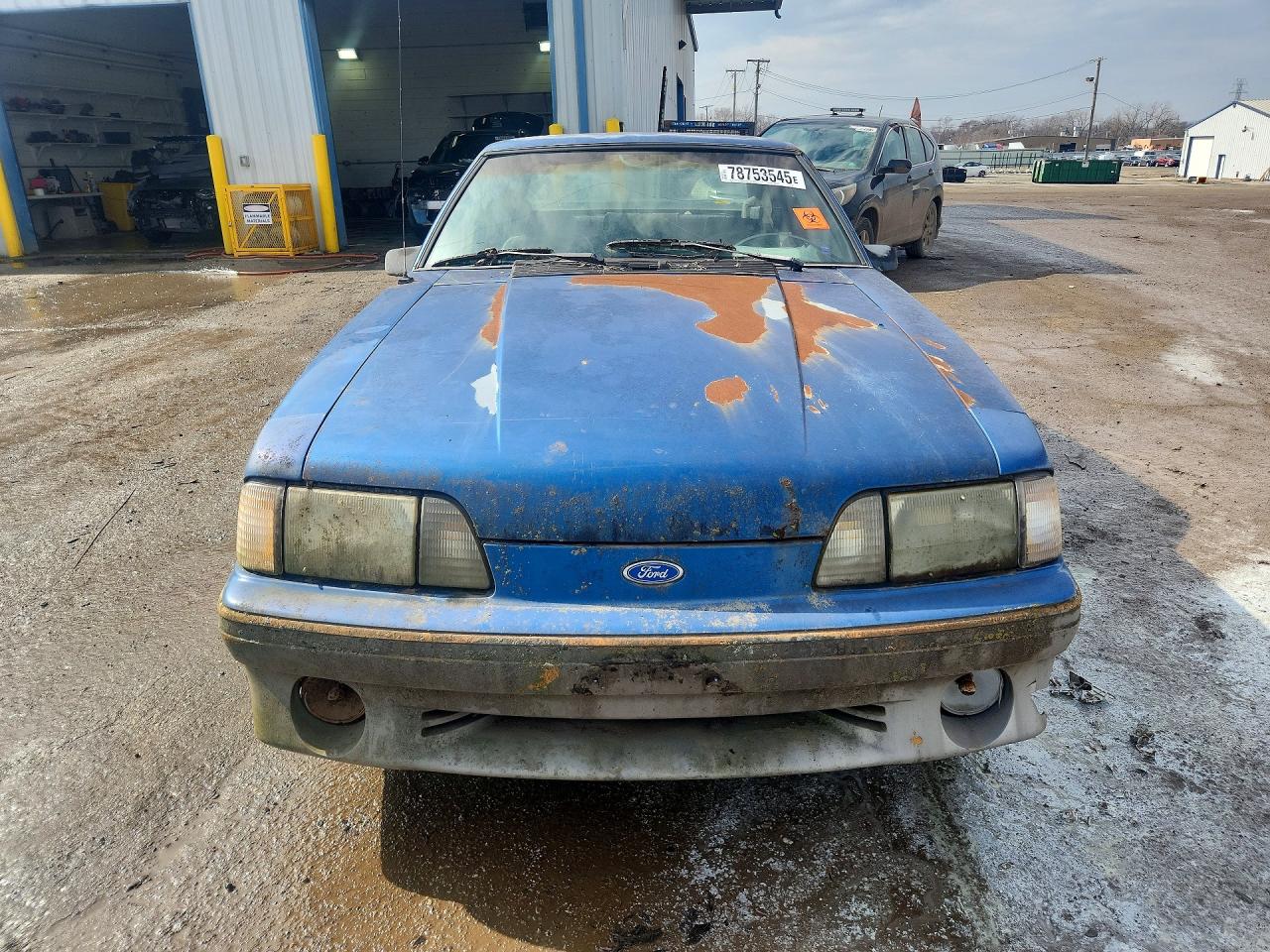 1991 Ford Mustang Gt Синий vin: 1FACP42E7MF167182