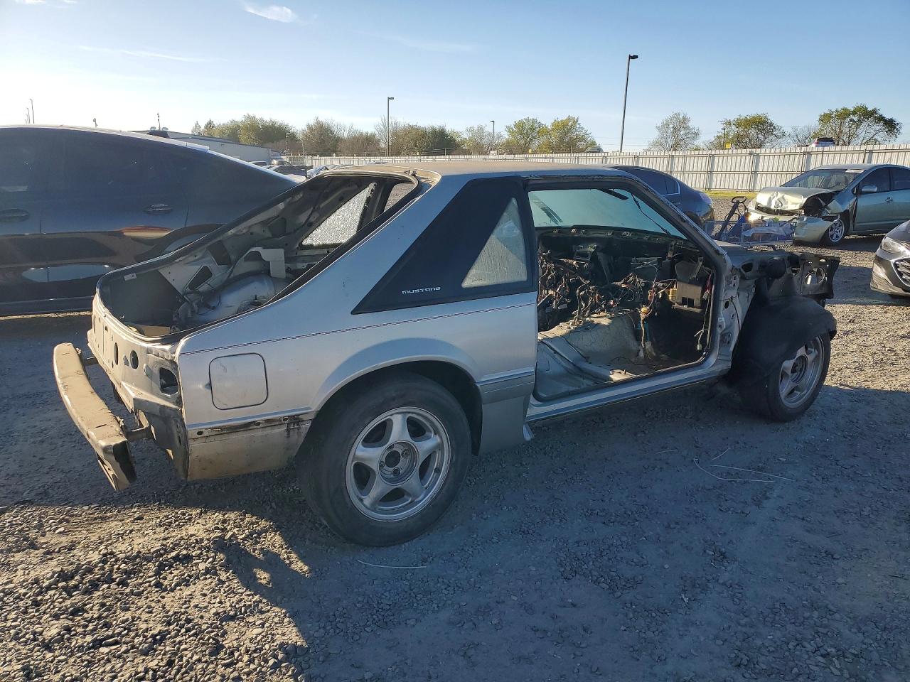 1991 Ford Mustang Gt Черный vin: 1FACP42E8MF126642