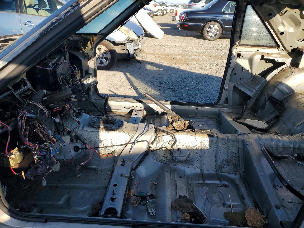 1991 Ford Mustang Gt Черный vin: 1FACP42E8MF126642