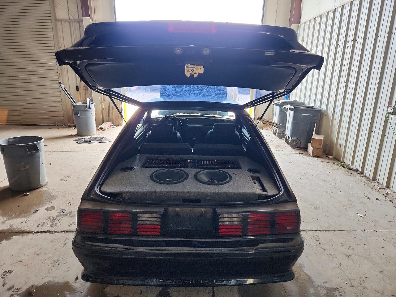 1992 Ford Mustang Gt Black vin: 1FACP42E9NF142382