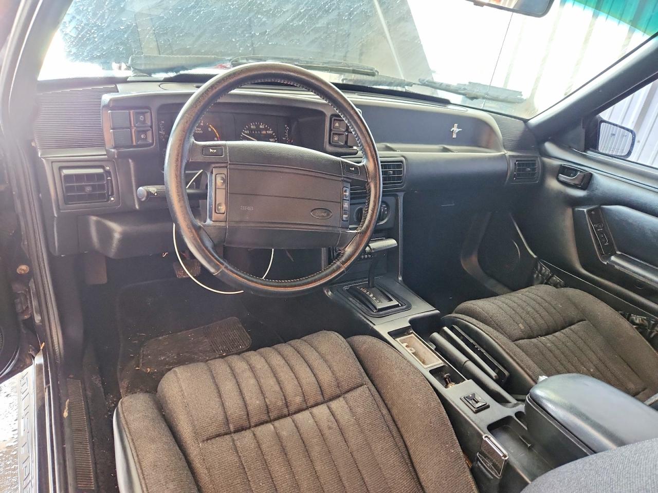 1992 Ford Mustang Gt Black vin: 1FACP42E9NF142382