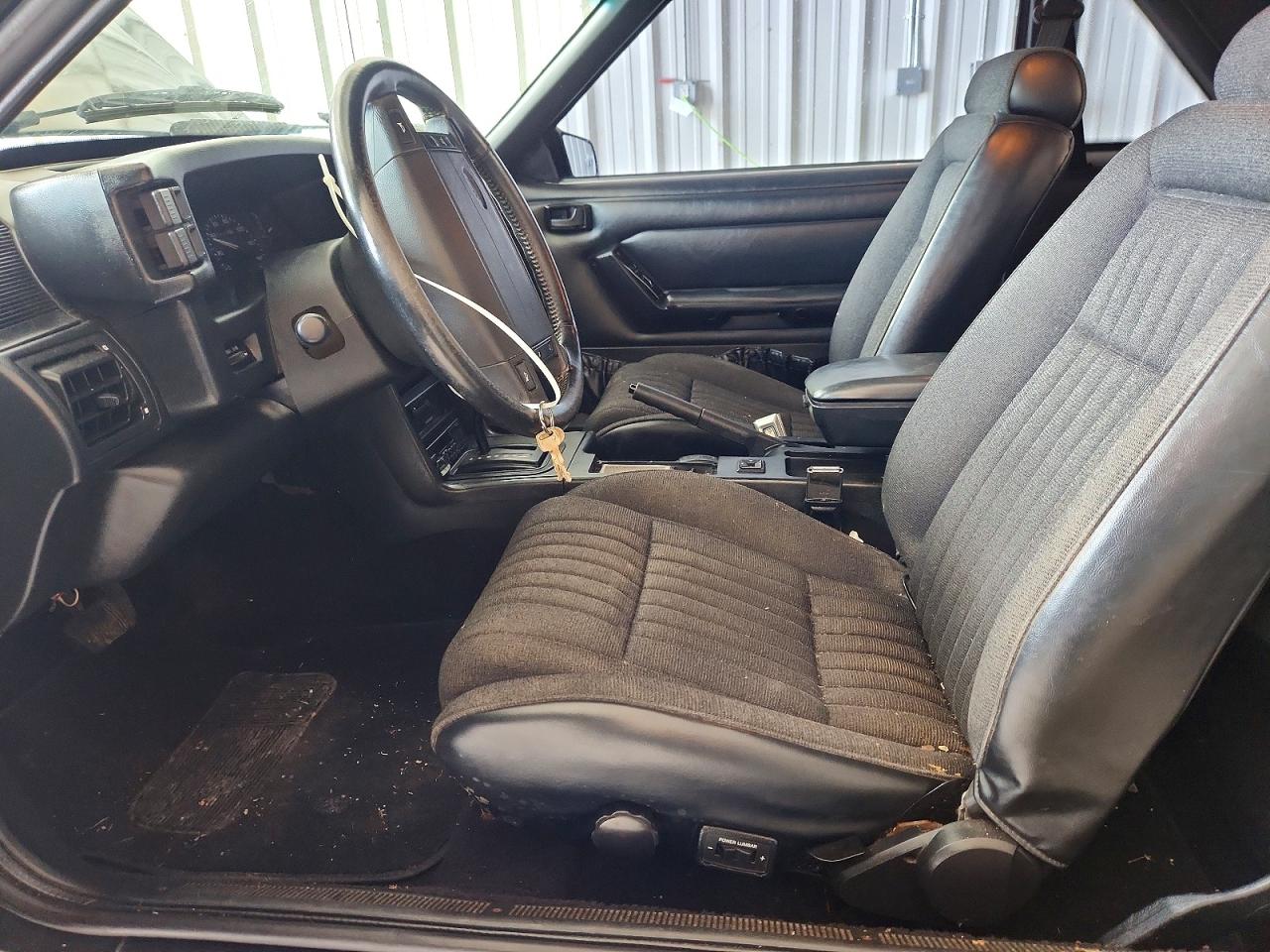 1992 Ford Mustang Gt Black vin: 1FACP42E9NF142382