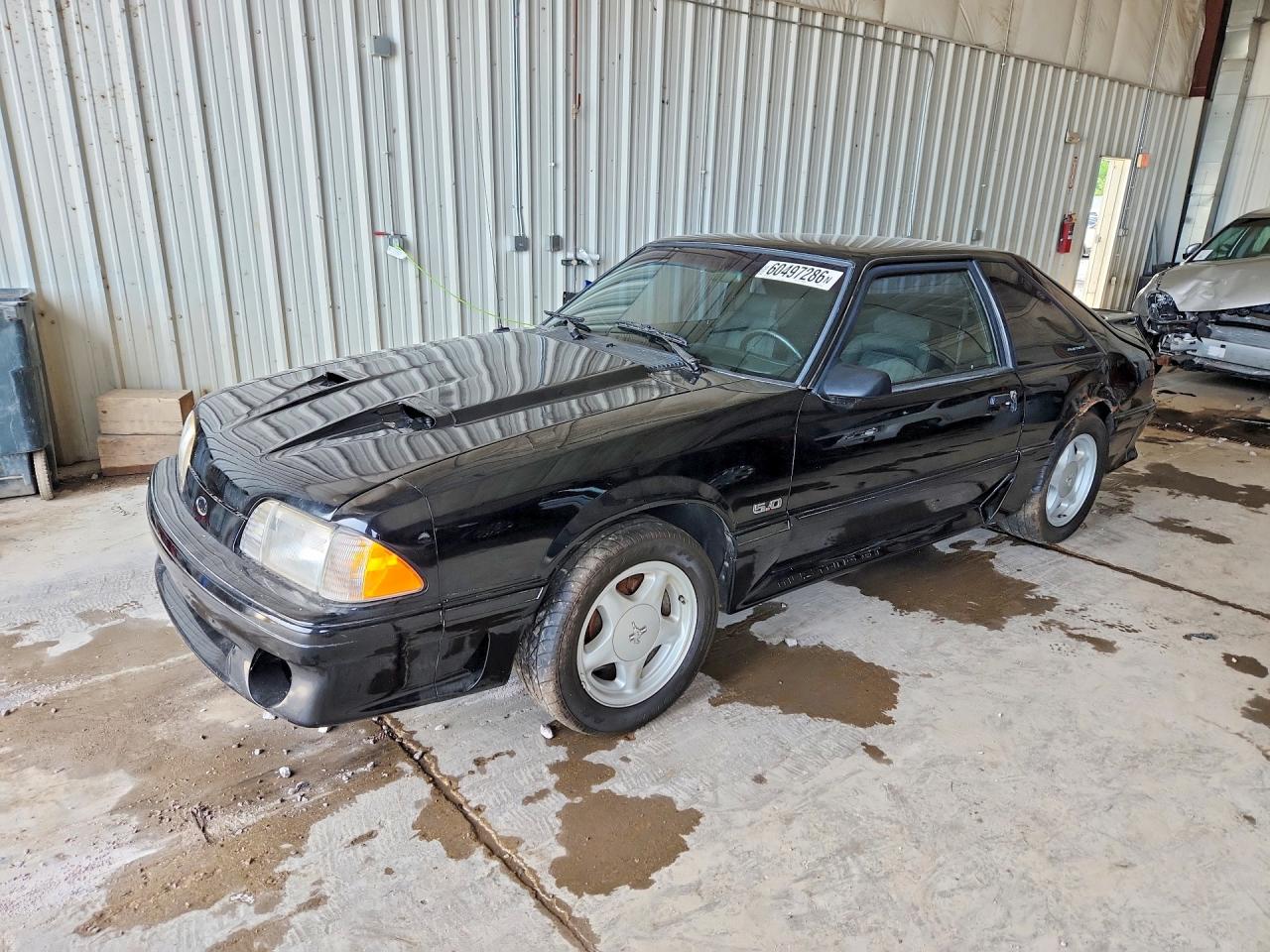 1992 Ford Mustang Gt Black vin: 1FACP42E9NF142382